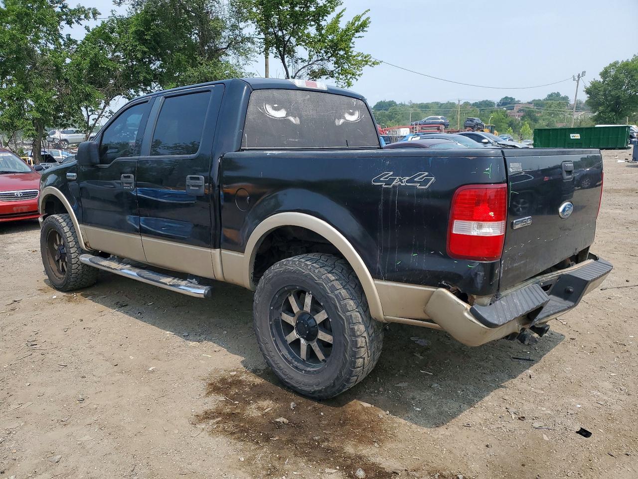 2008 Ford F150 Supercrew Black vin: 1FTPW14528FA41019