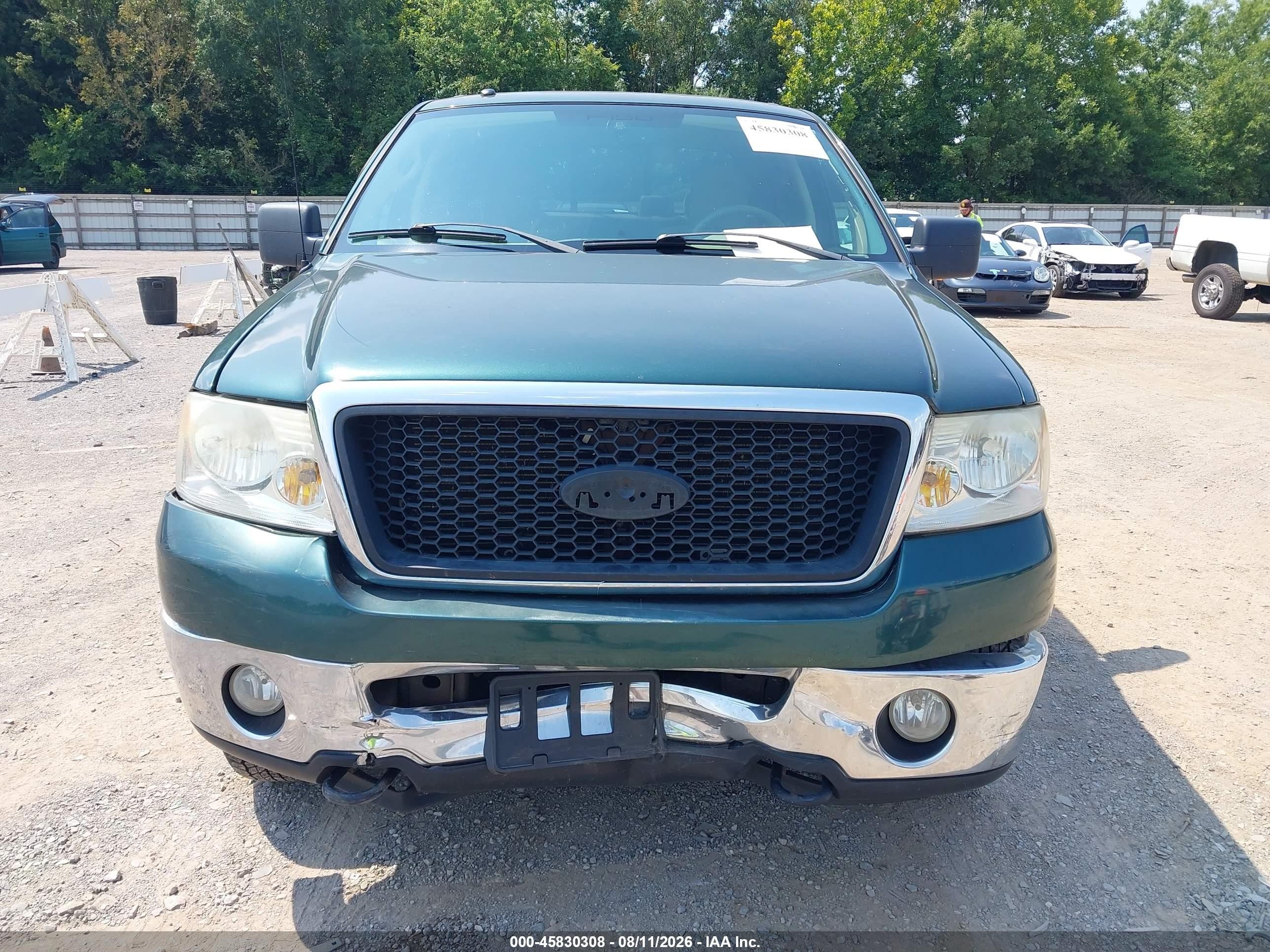 2008 Ford F-150 Xlt Green vin: 1FTPW14528FA45099