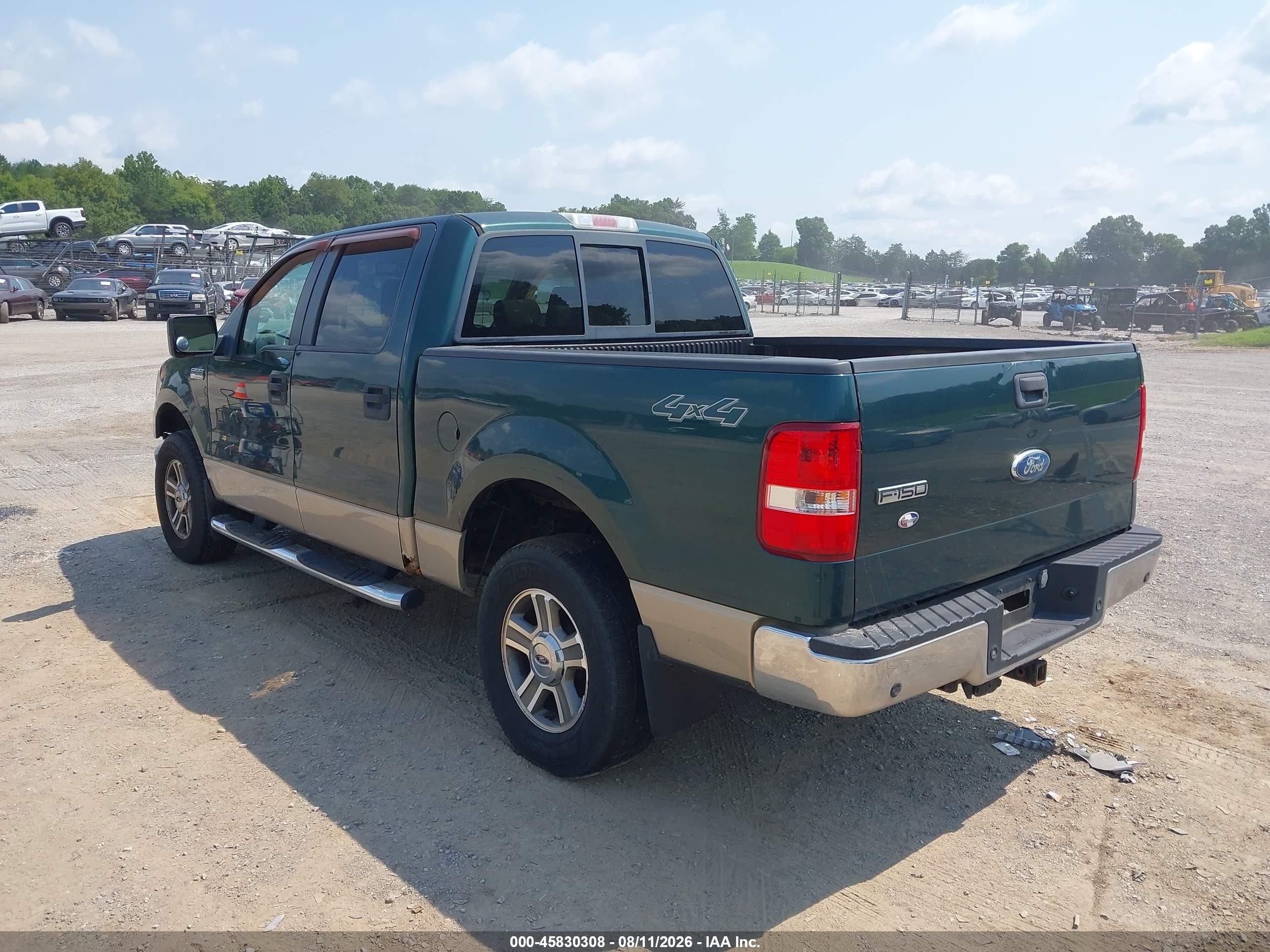 2008 Ford F-150 Xlt Green vin: 1FTPW14528FA45099