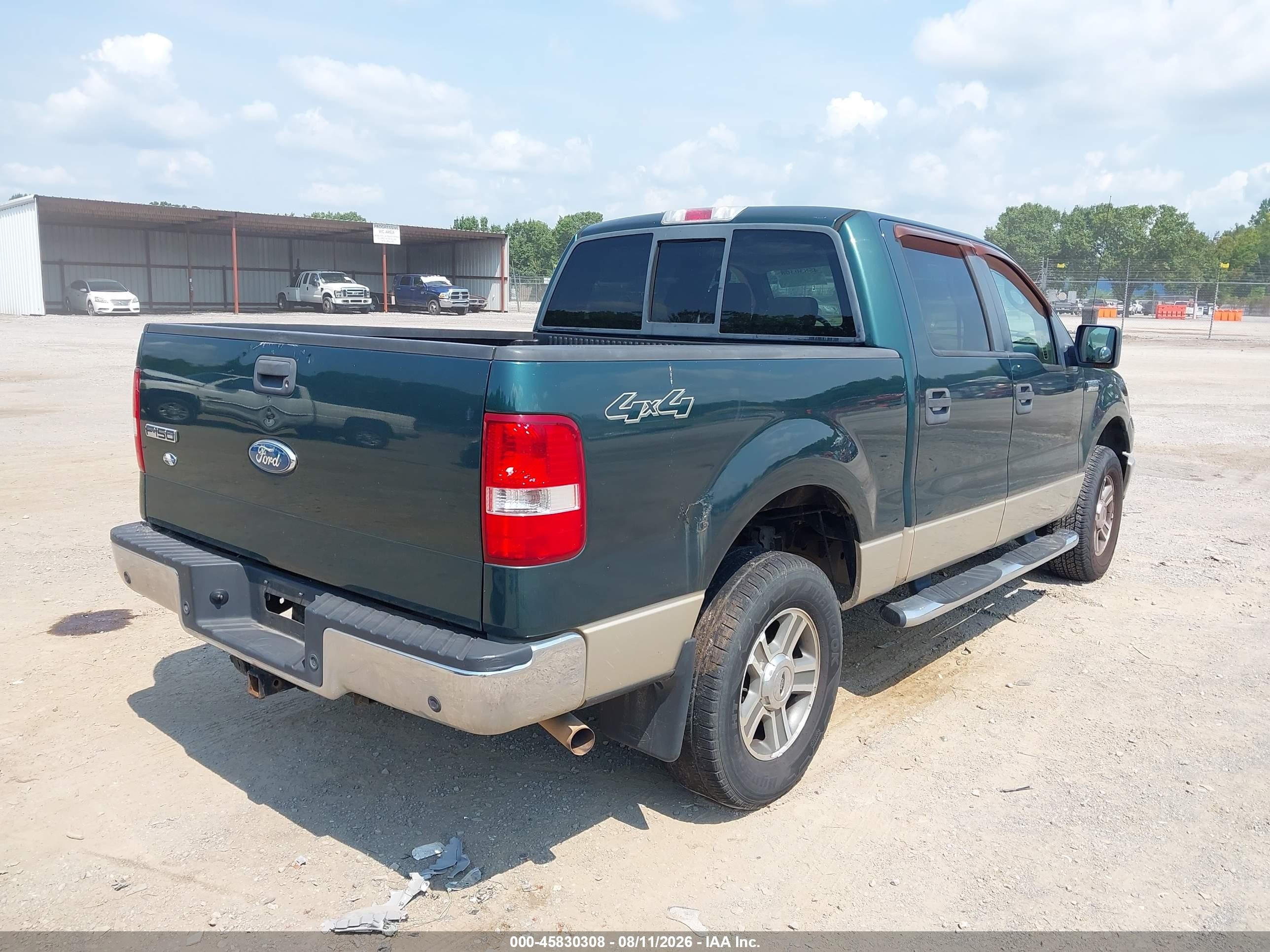2008 Ford F-150 Xlt Green vin: 1FTPW14528FA45099