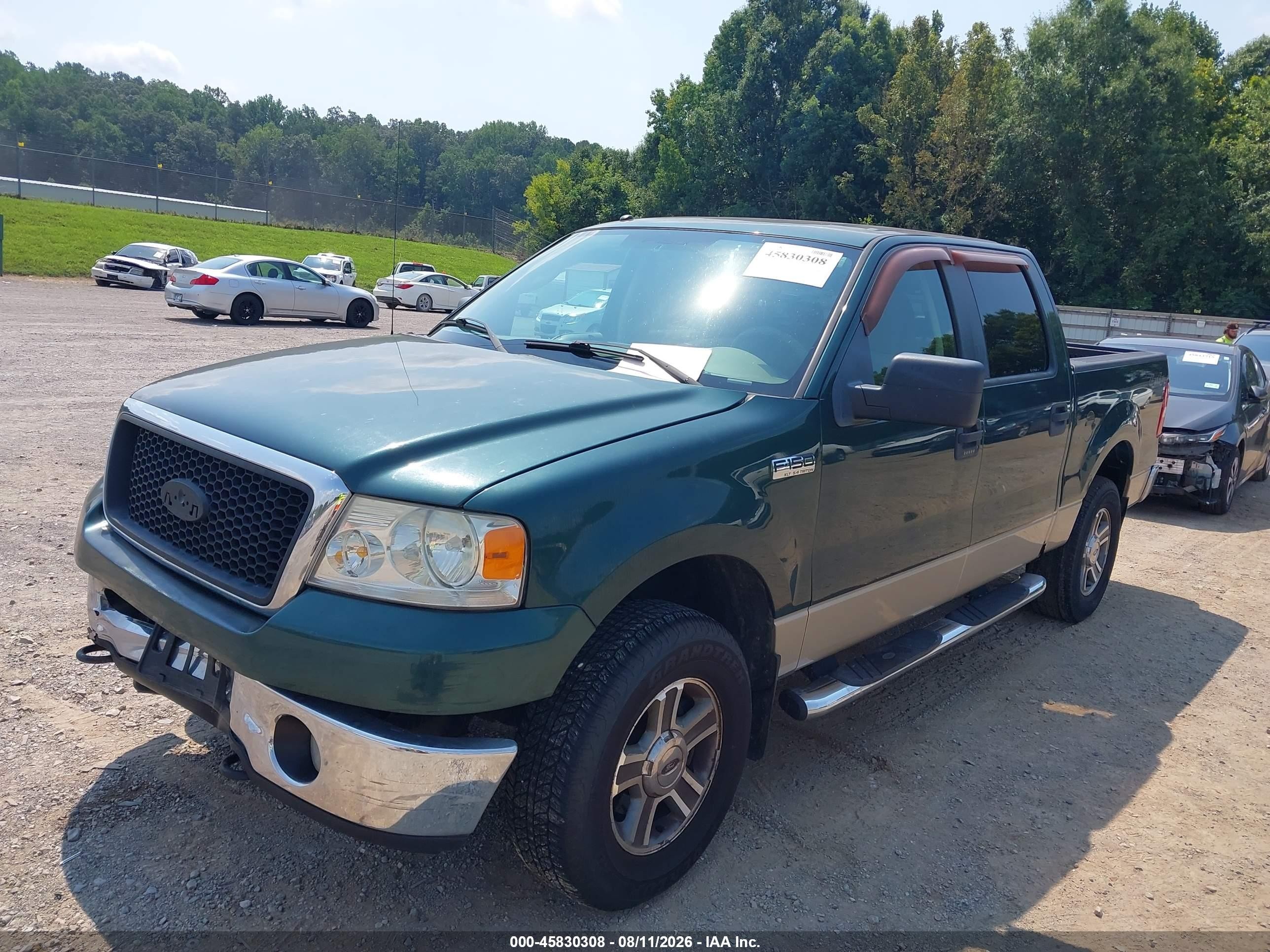 2008 Ford F-150 Xlt Green vin: 1FTPW14528FA45099