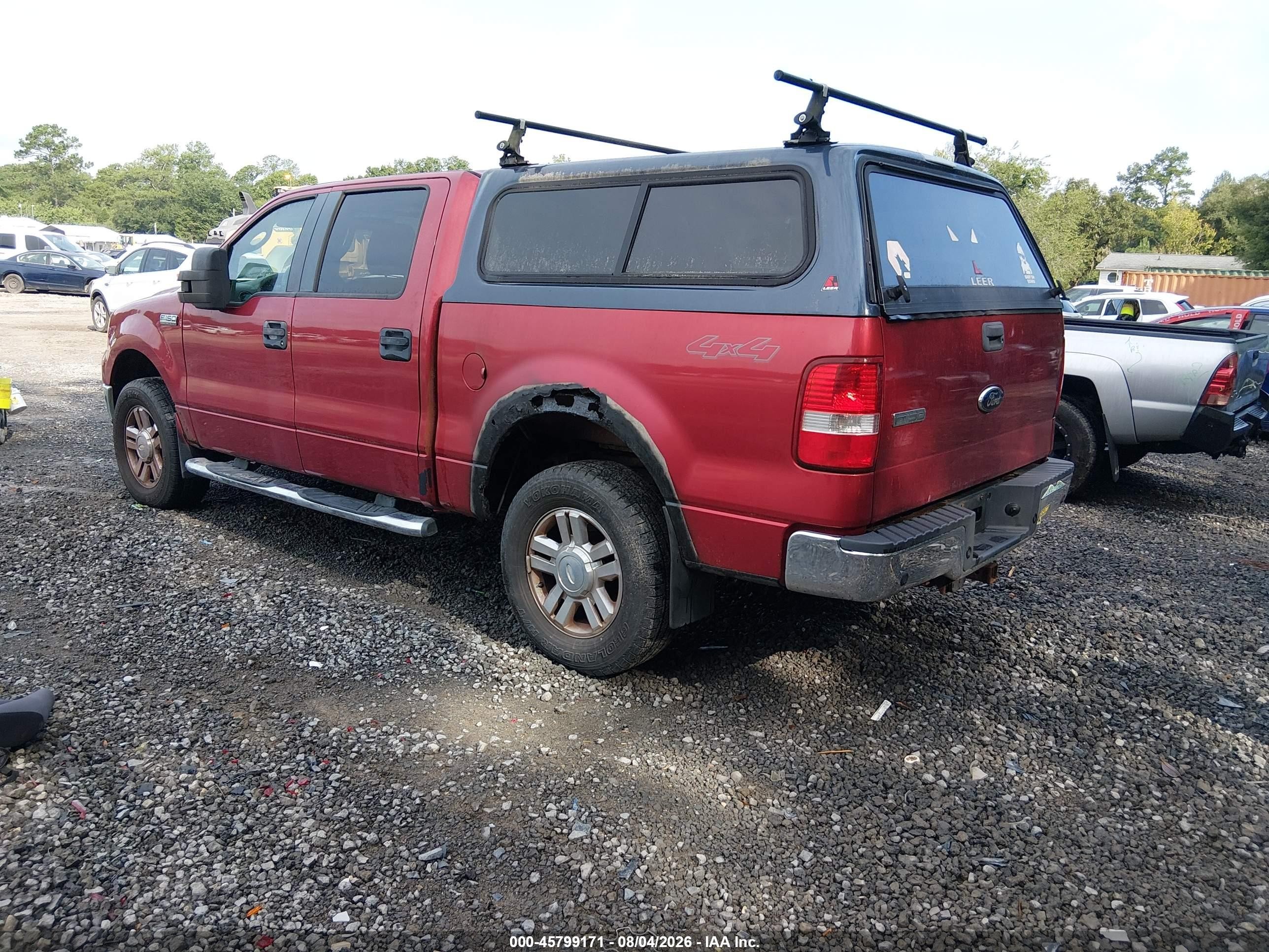 2008 Ford F-150 60th Anniversary/fx4/king Ranch/lariat/limited/xlt Red vin: 1FTPW14528FC23318