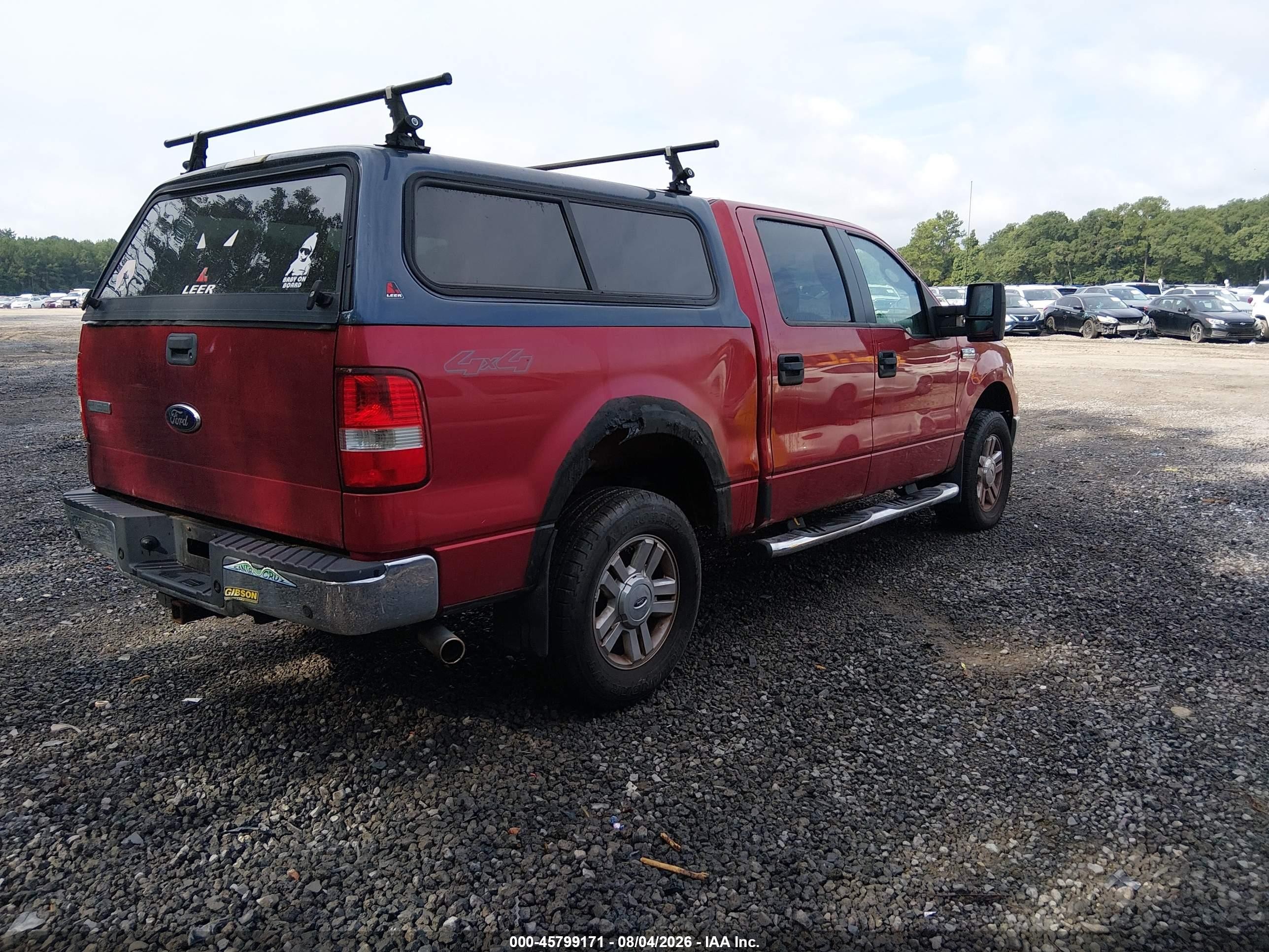 2008 Ford F-150 60th Anniversary/fx4/king Ranch/lariat/limited/xlt Red vin: 1FTPW14528FC23318
