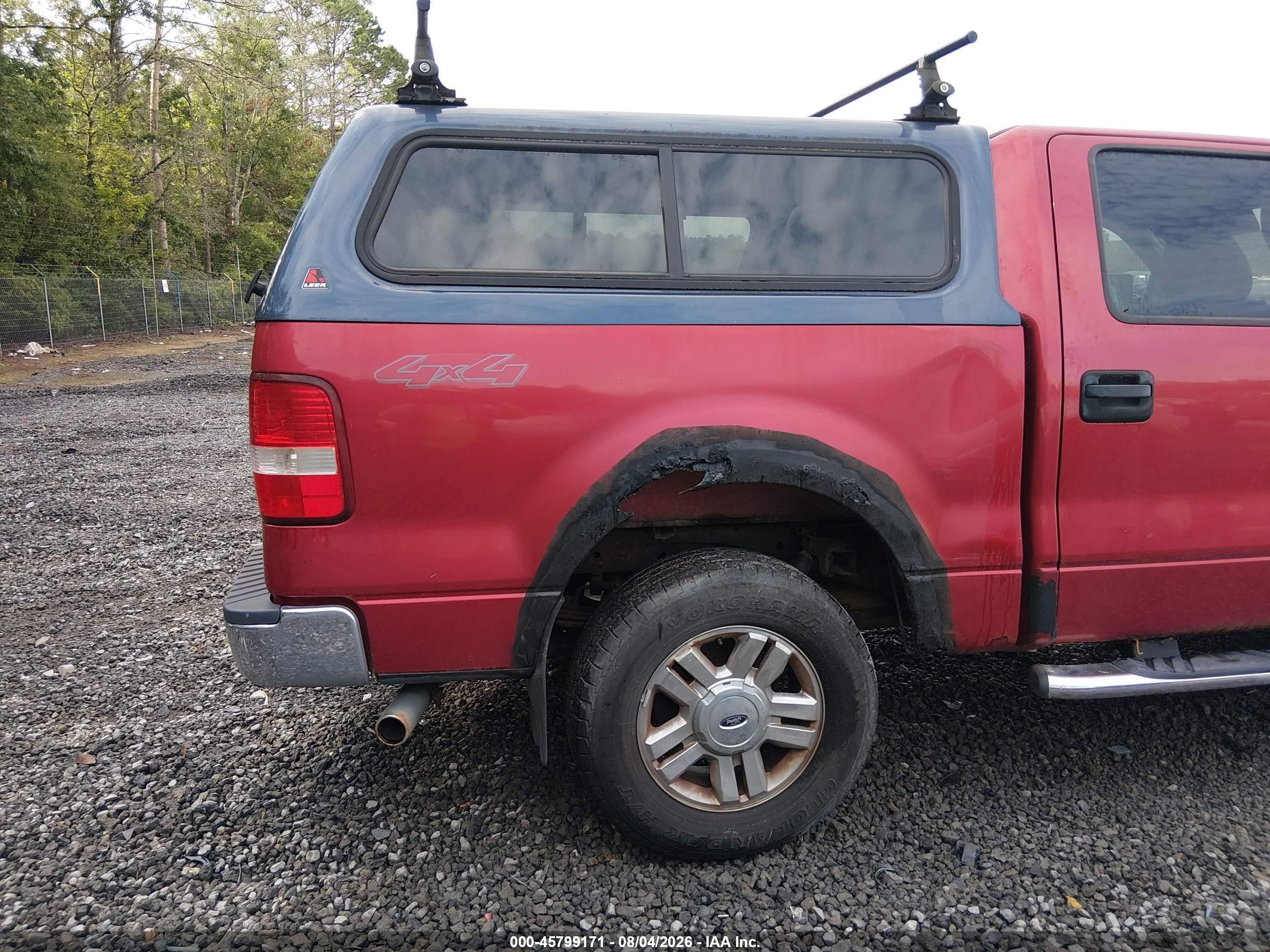 2008 Ford F-150 60th Anniversary/fx4/king Ranch/lariat/limited/xlt Red vin: 1FTPW14528FC23318