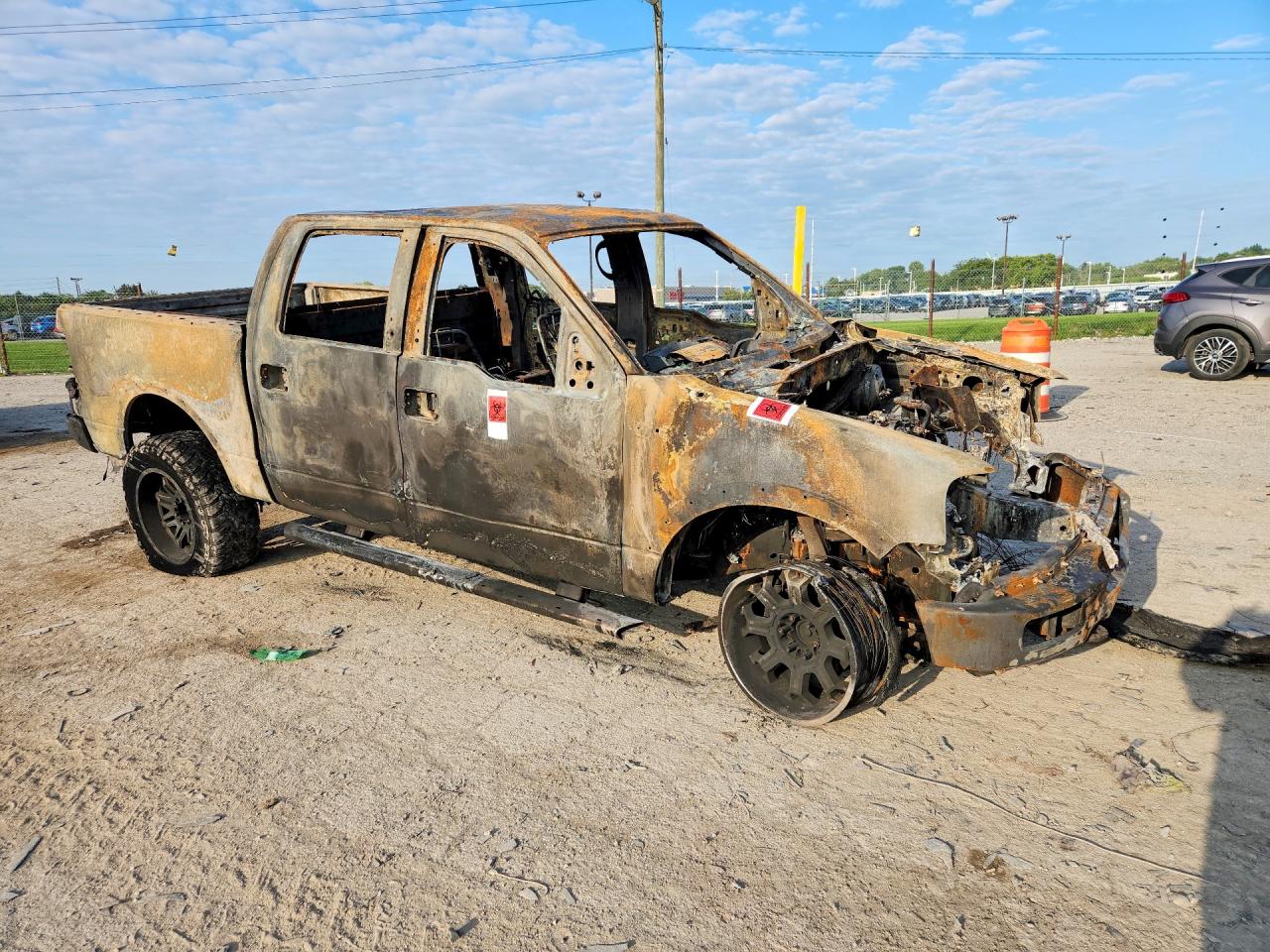 2004 Ford F150 Supercrew Burn vin: 1FTPW14534FA14616