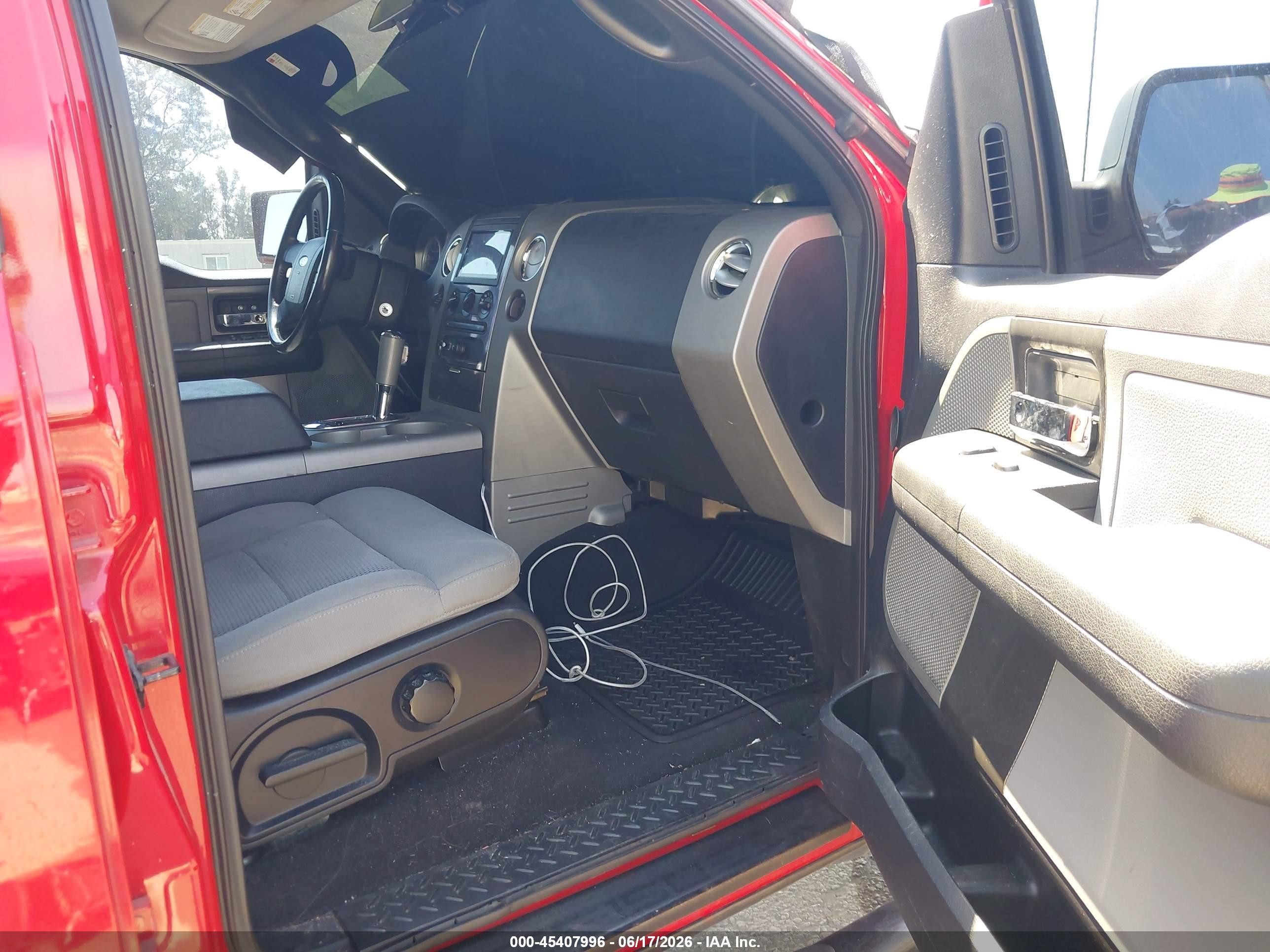 2004 Ford F-150 Fx4/lariat/xlt Red vin: 1FTPW14534KA08452