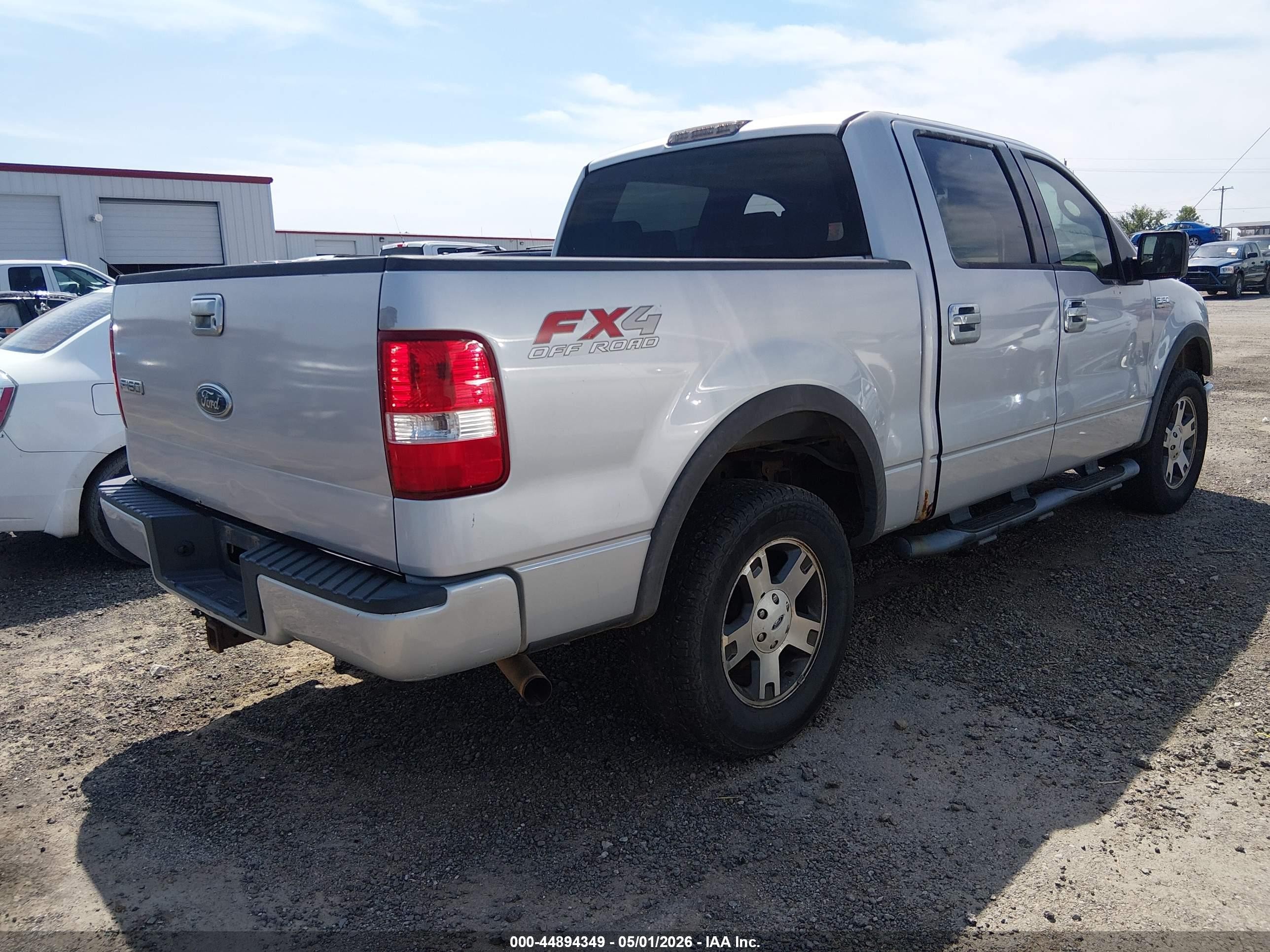 2004 Ford F-150 Fx4/lariat/xlt Серебряный vin: 1FTPW14534KA85094