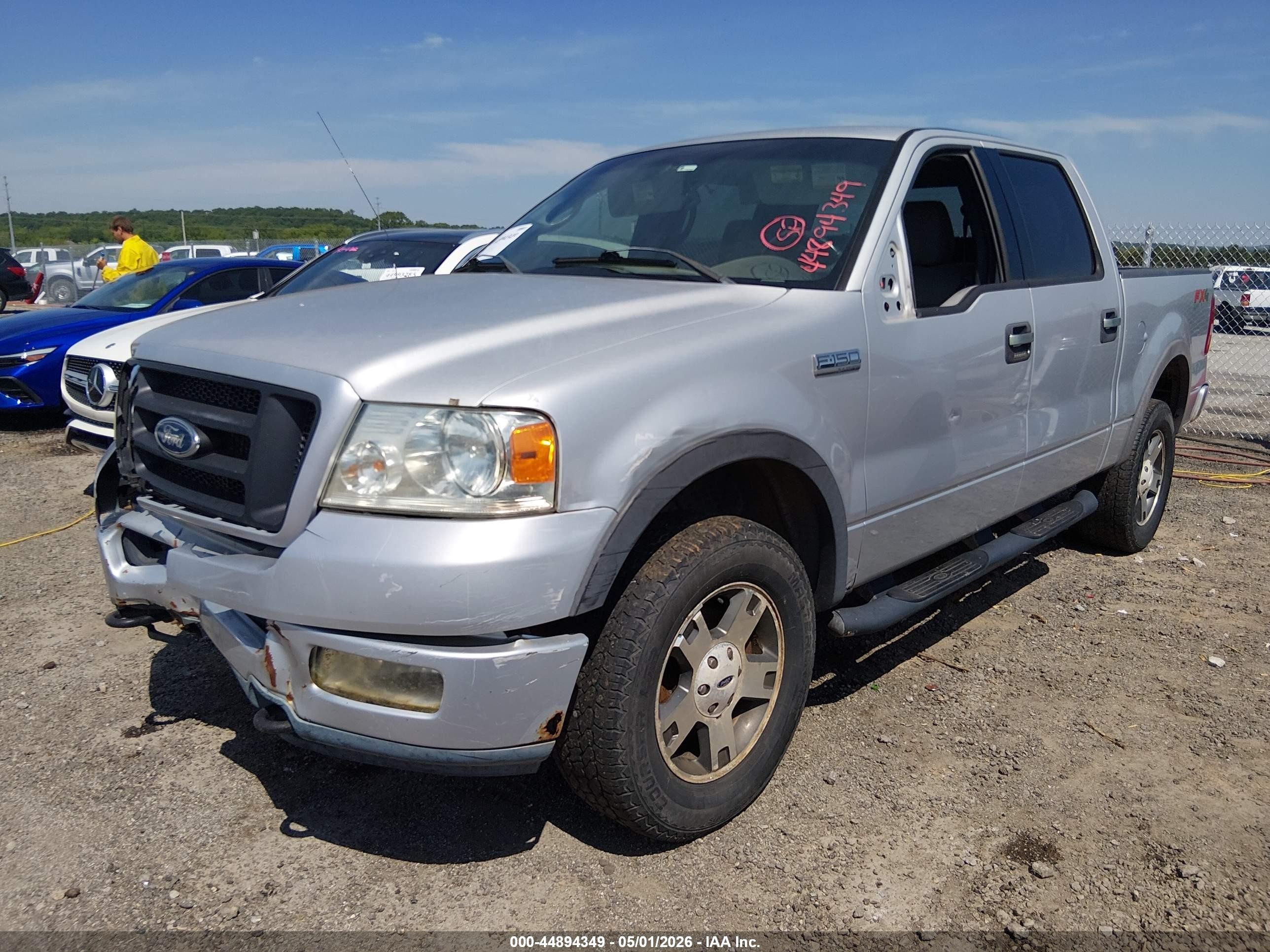 2004 Ford F-150 Fx4/lariat/xlt Серебряный vin: 1FTPW14534KA85094