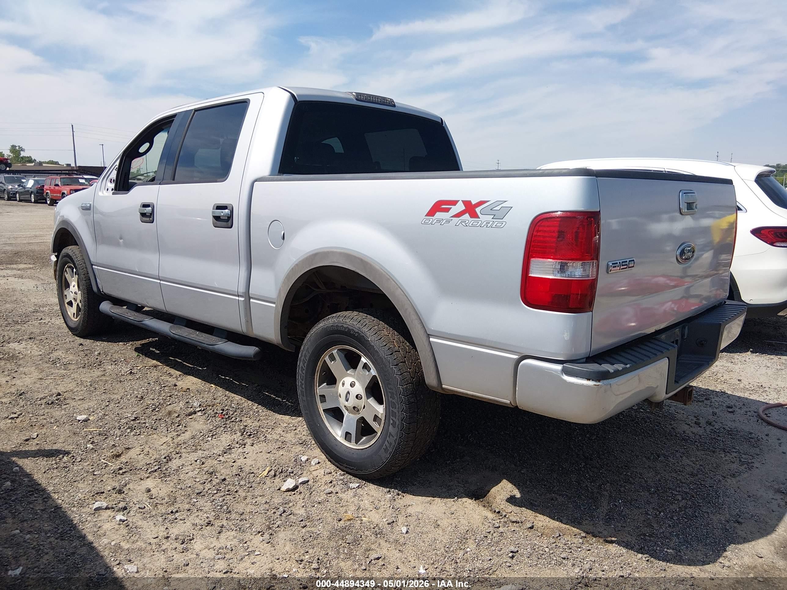 2004 Ford F-150 Fx4/lariat/xlt Серебряный vin: 1FTPW14534KA85094