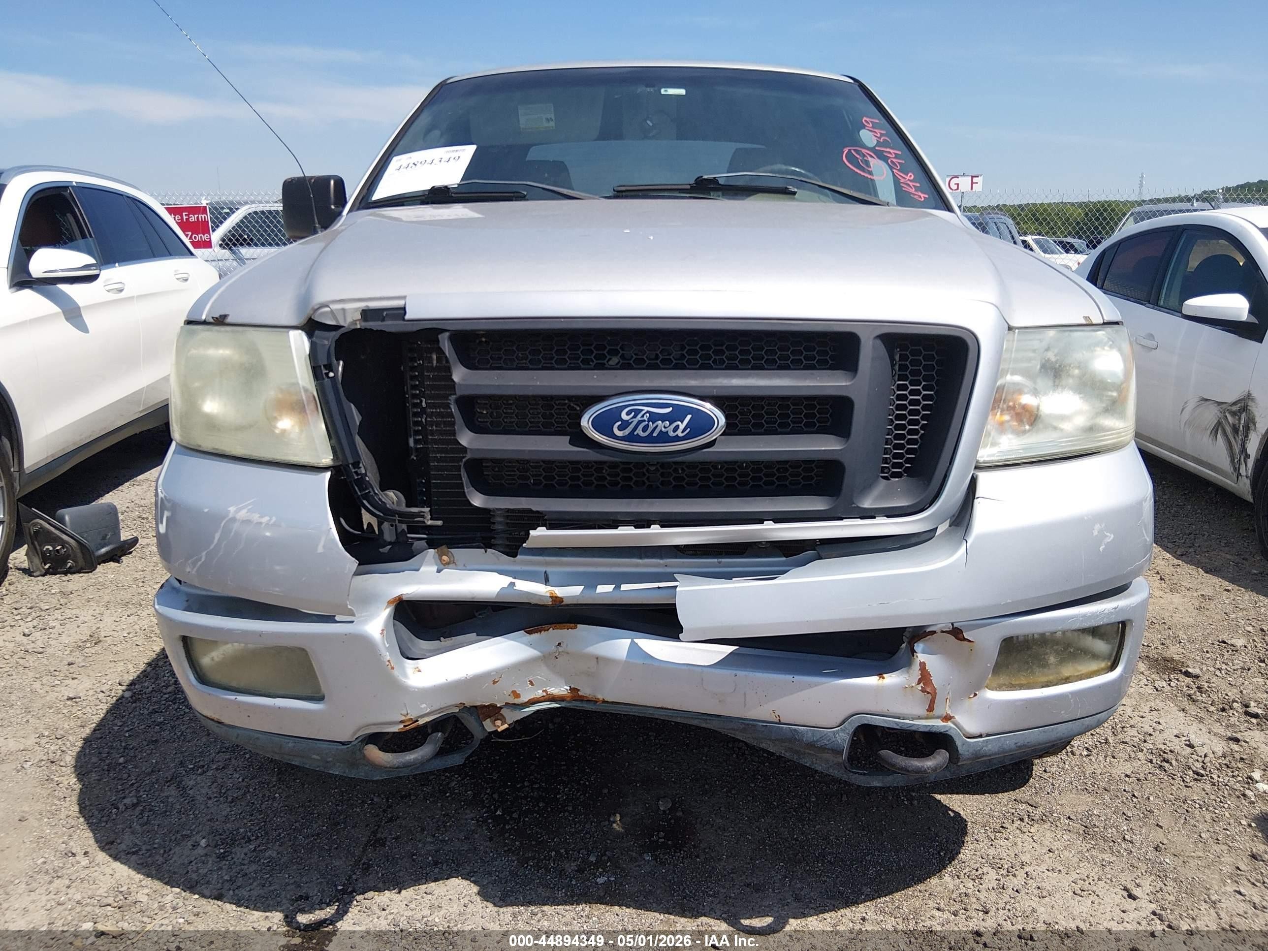 2004 Ford F-150 Fx4/lariat/xlt Серебряный vin: 1FTPW14534KA85094