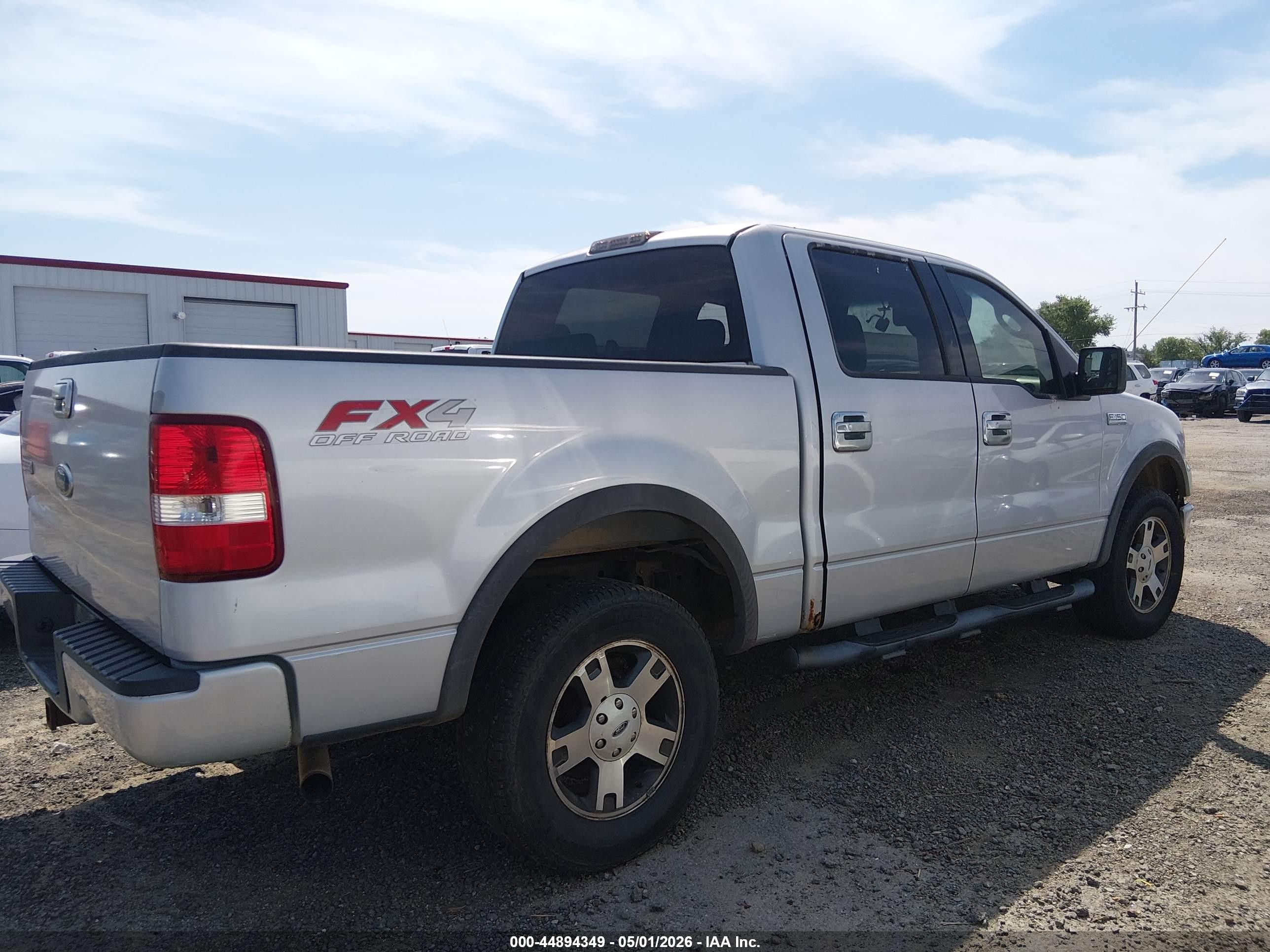 2004 Ford F-150 Fx4/lariat/xlt Серебряный vin: 1FTPW14534KA85094