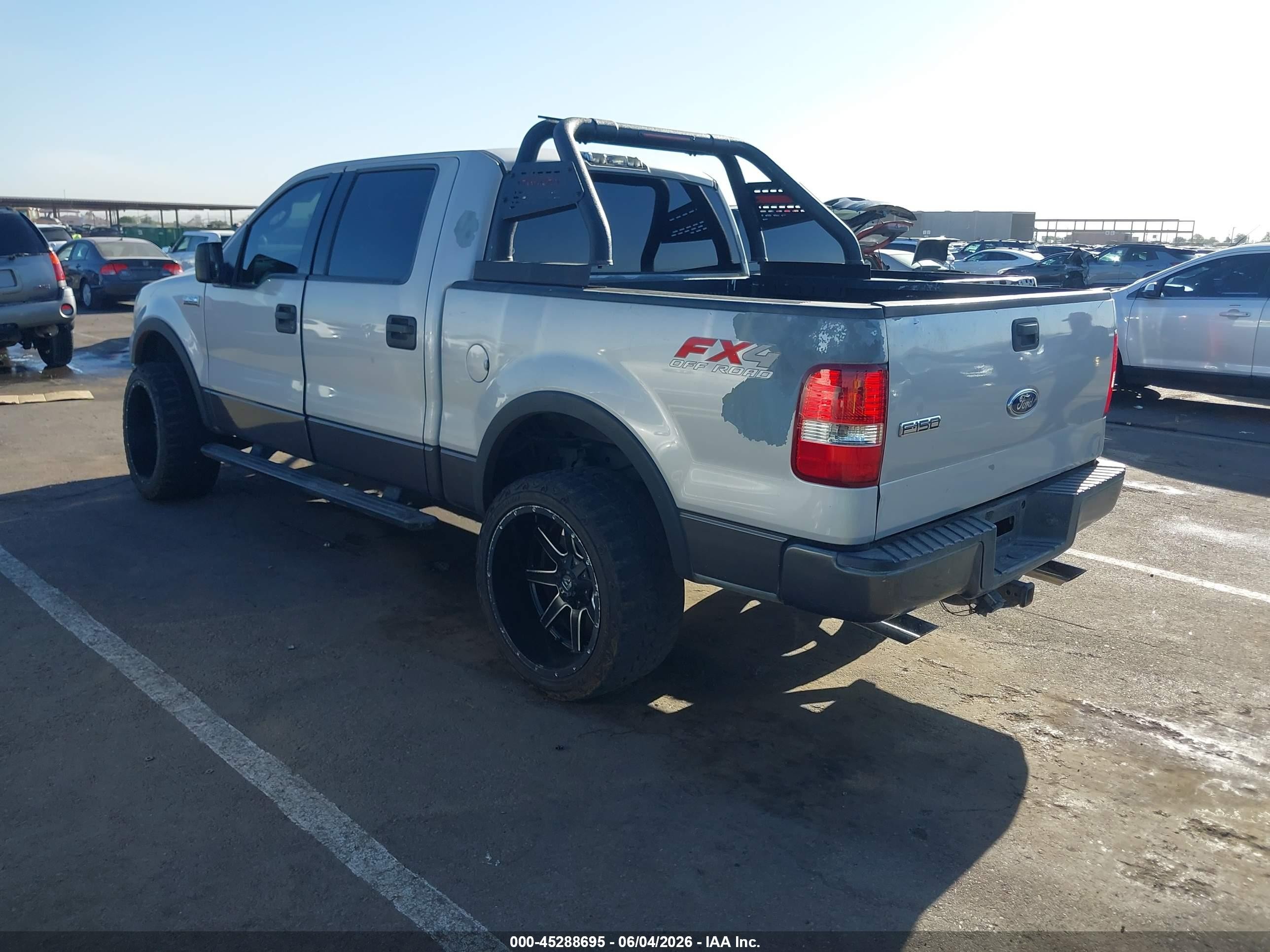 2004 Ford F-150 Fx4/lariat/xlt Silver vin: 1FTPW14534KC04987