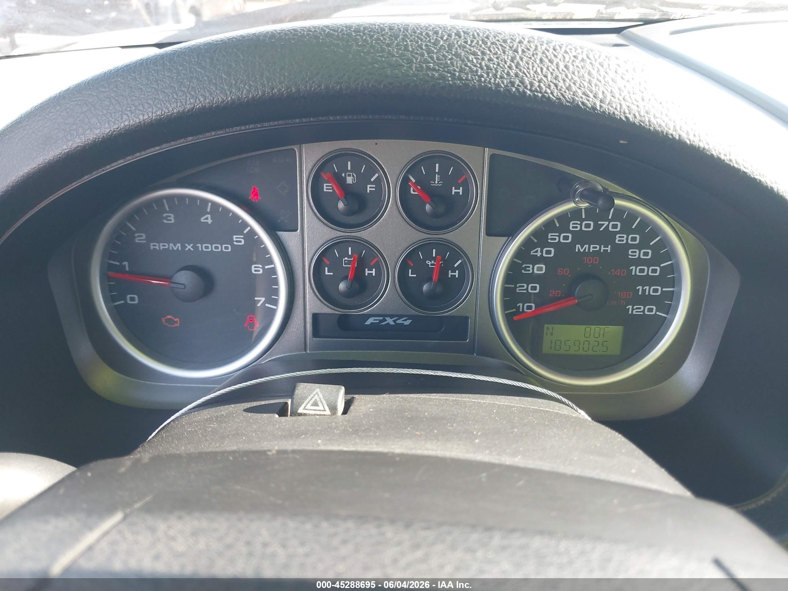 2004 Ford F-150 Fx4/lariat/xlt Silver vin: 1FTPW14534KC04987