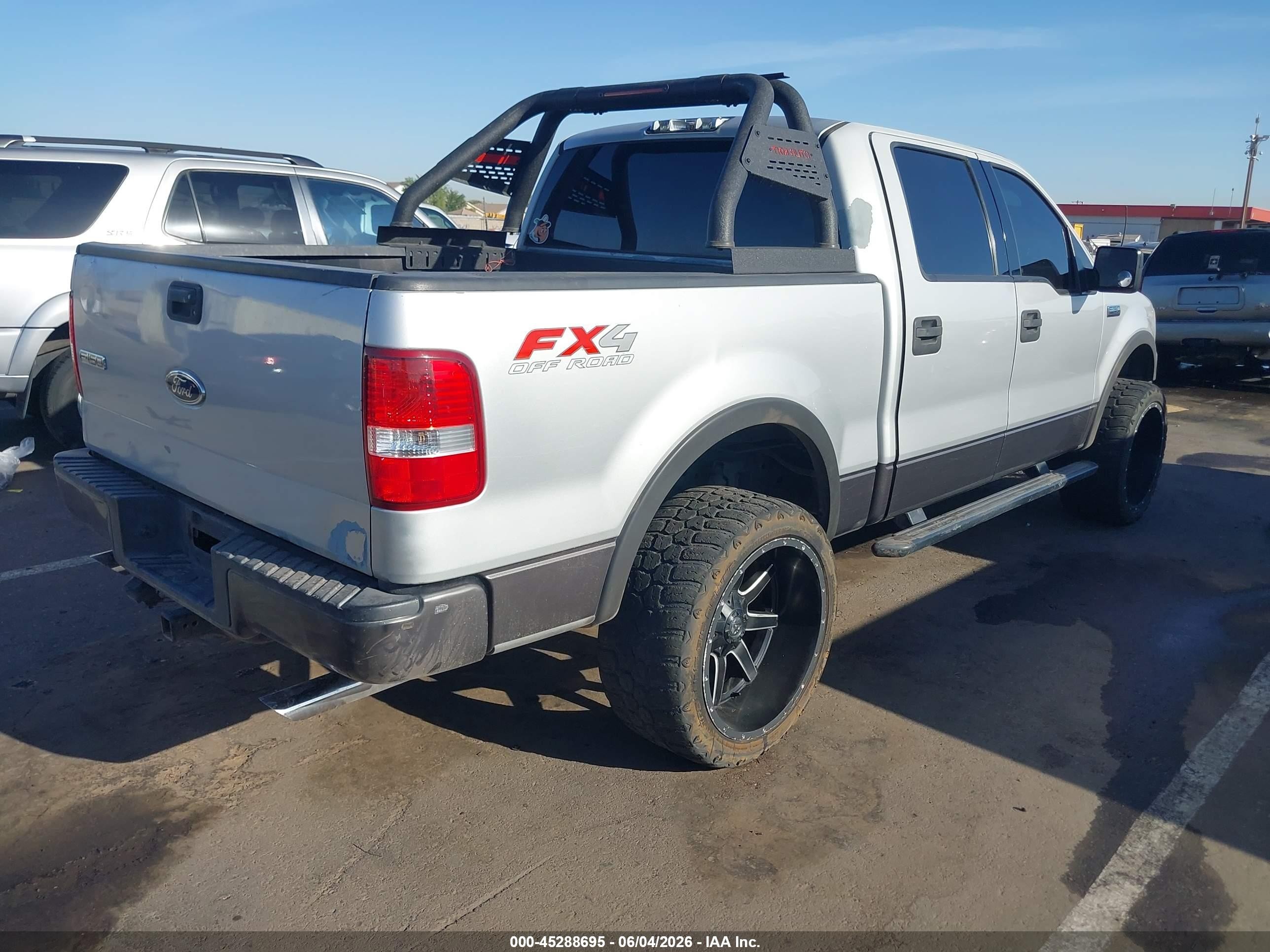 2004 Ford F-150 Fx4/lariat/xlt Silver vin: 1FTPW14534KC04987