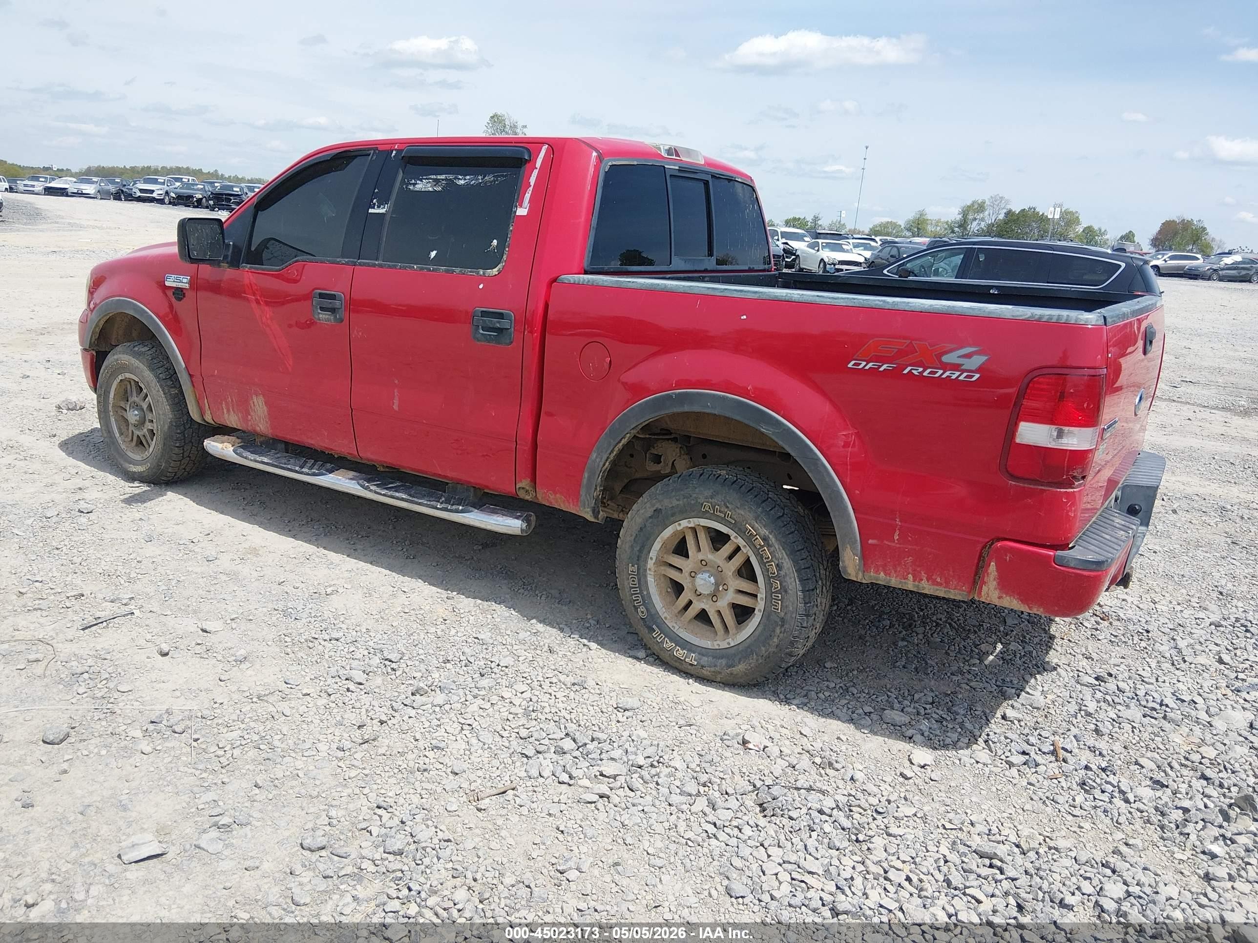 2004 Ford F-150 Fx4/lariat/xlt Red vin: 1FTPW14534KC28481