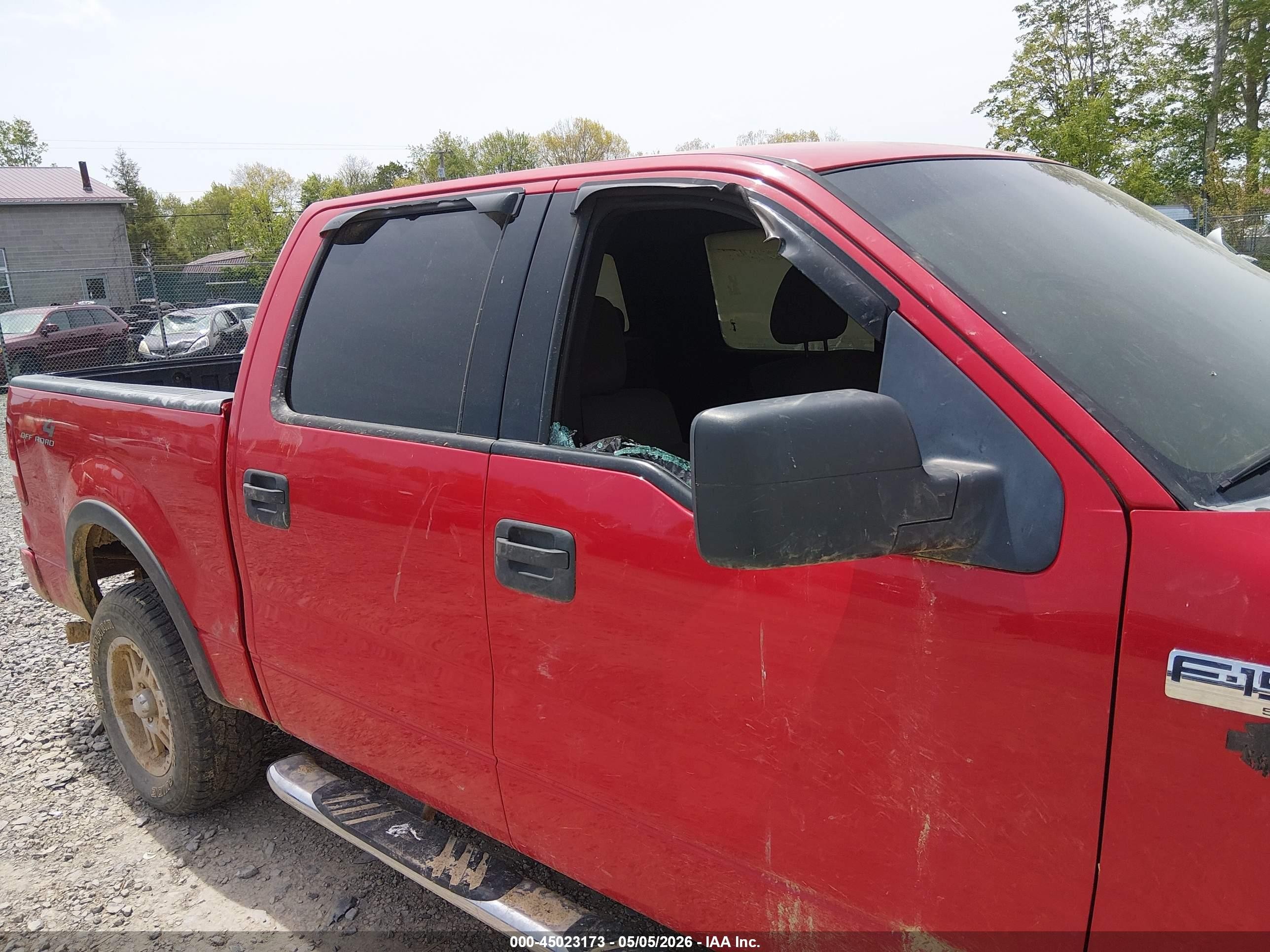 2004 Ford F-150 Fx4/lariat/xlt Red vin: 1FTPW14534KC28481