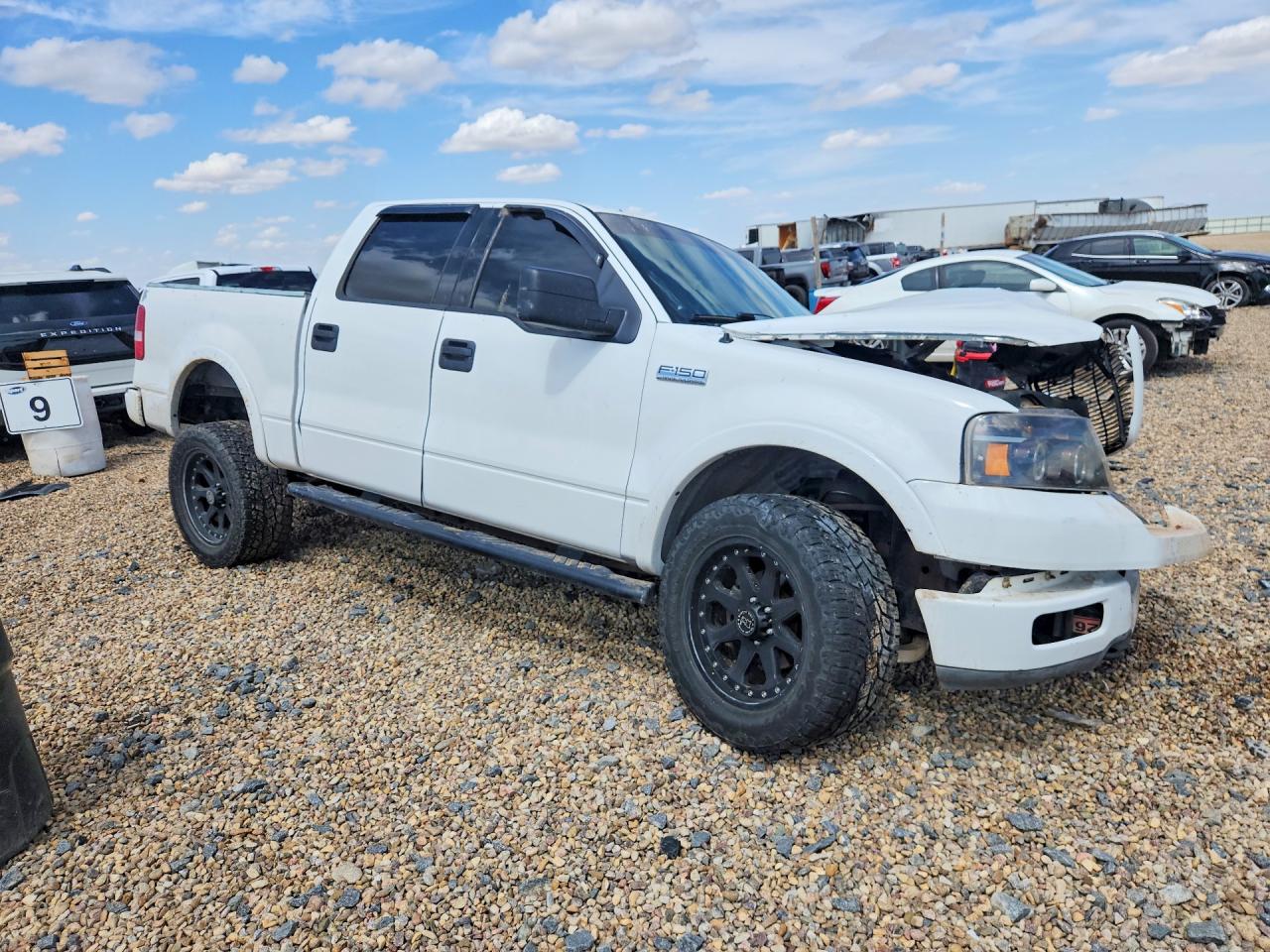 2004 Ford F150 Supercrew White vin: 1FTPW14534KC32790