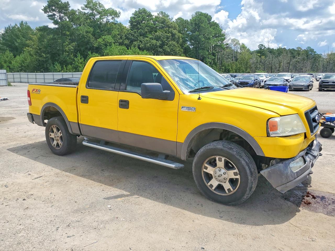 2004 Ford F150 Supercrew Yellow vin: 1FTPW14534KD18195