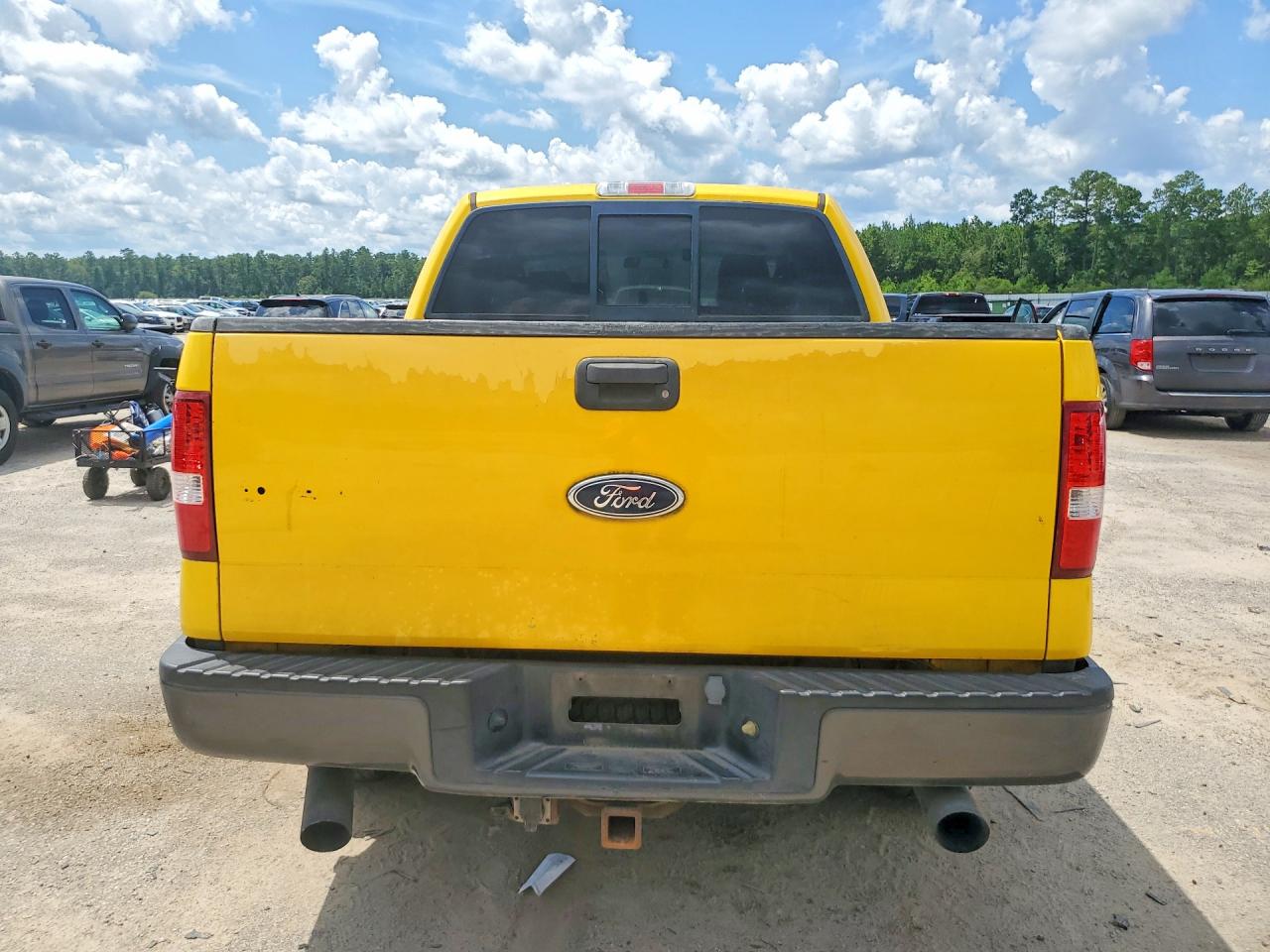 2004 Ford F150 Supercrew Yellow vin: 1FTPW14534KD18195