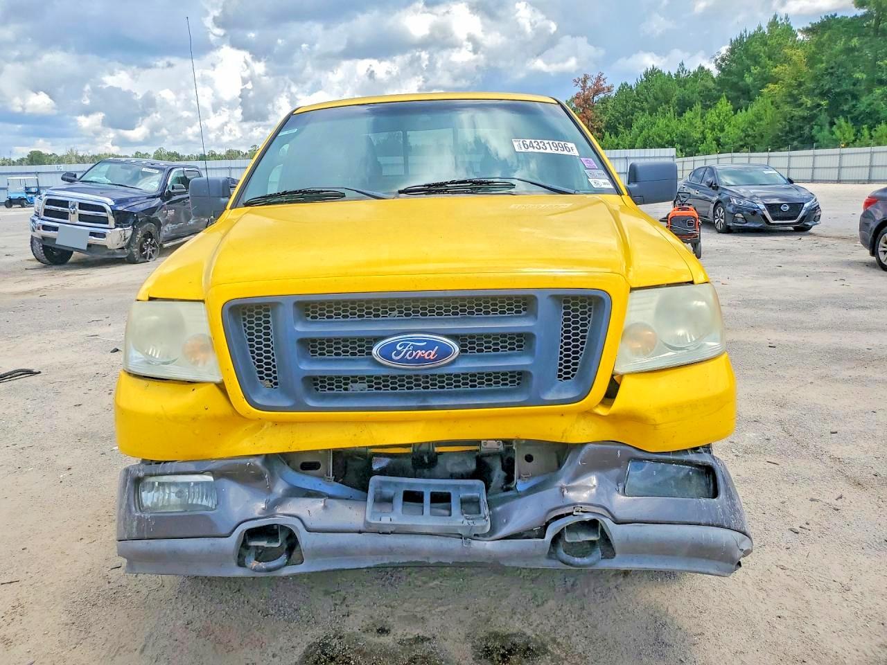 2004 Ford F150 Supercrew Yellow vin: 1FTPW14534KD18195