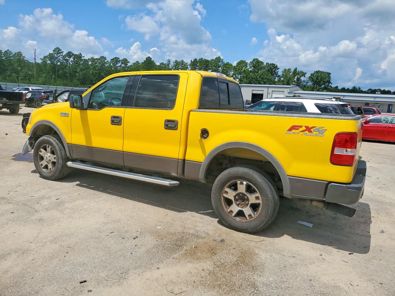 2004 Ford F150 Supercrew Yellow vin: 1FTPW14534KD18195