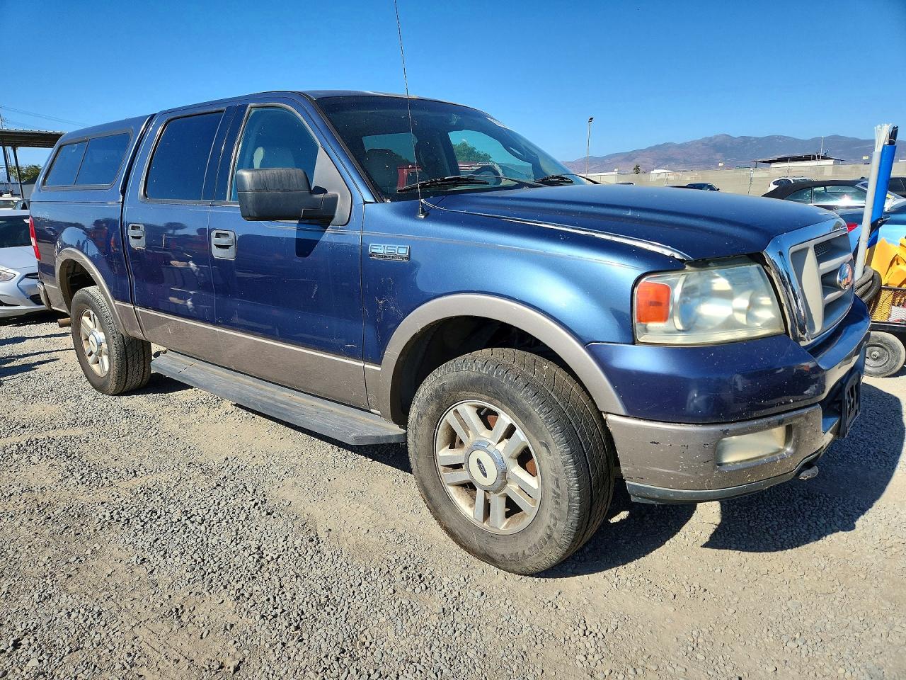 2004 Ford F150 Supercrew Blue vin: 1FTPW14534KD27060