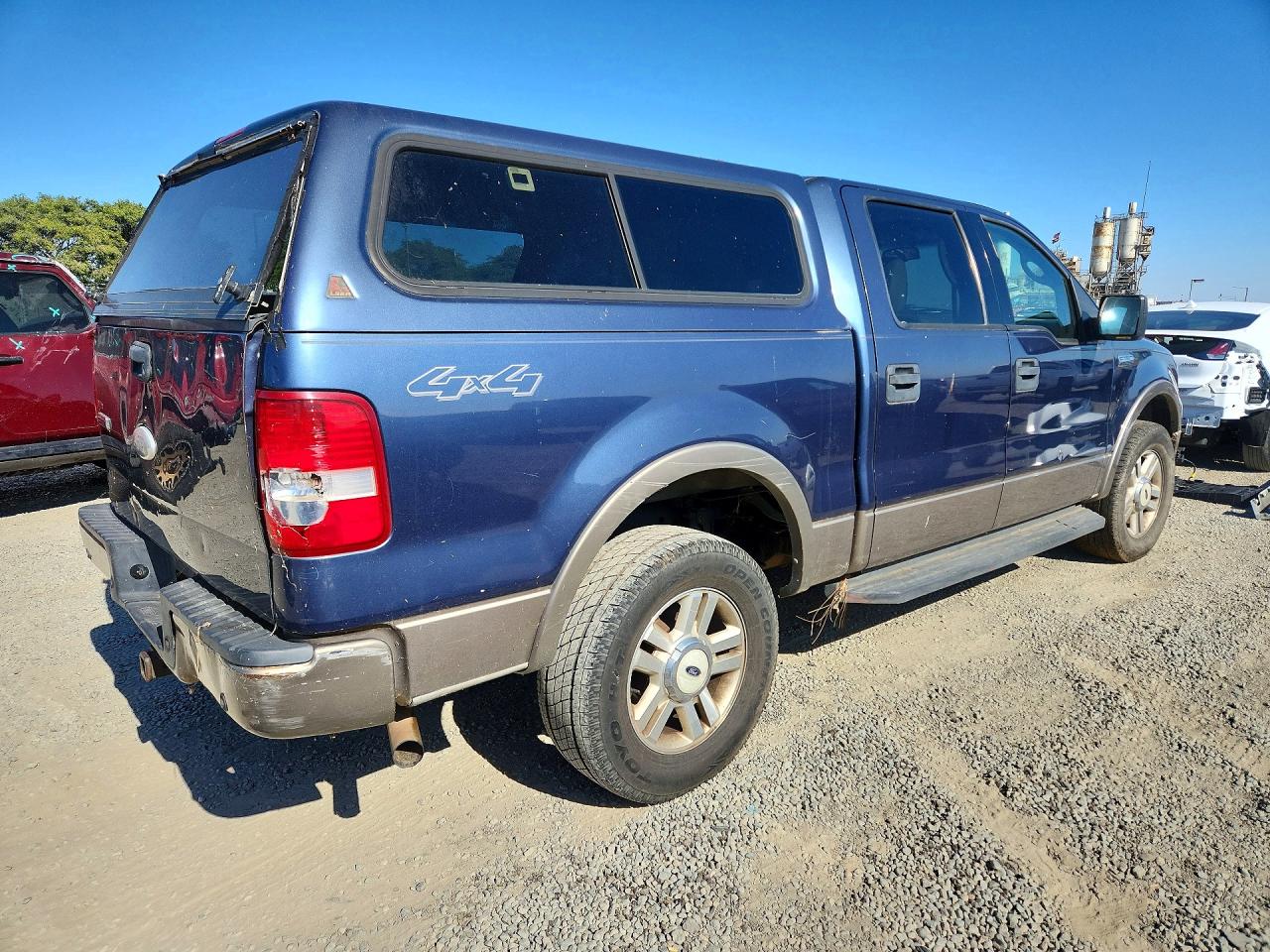 2004 Ford F150 Supercrew Blue vin: 1FTPW14534KD27060