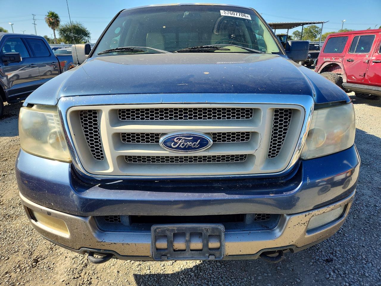 2004 Ford F150 Supercrew Blue vin: 1FTPW14534KD27060