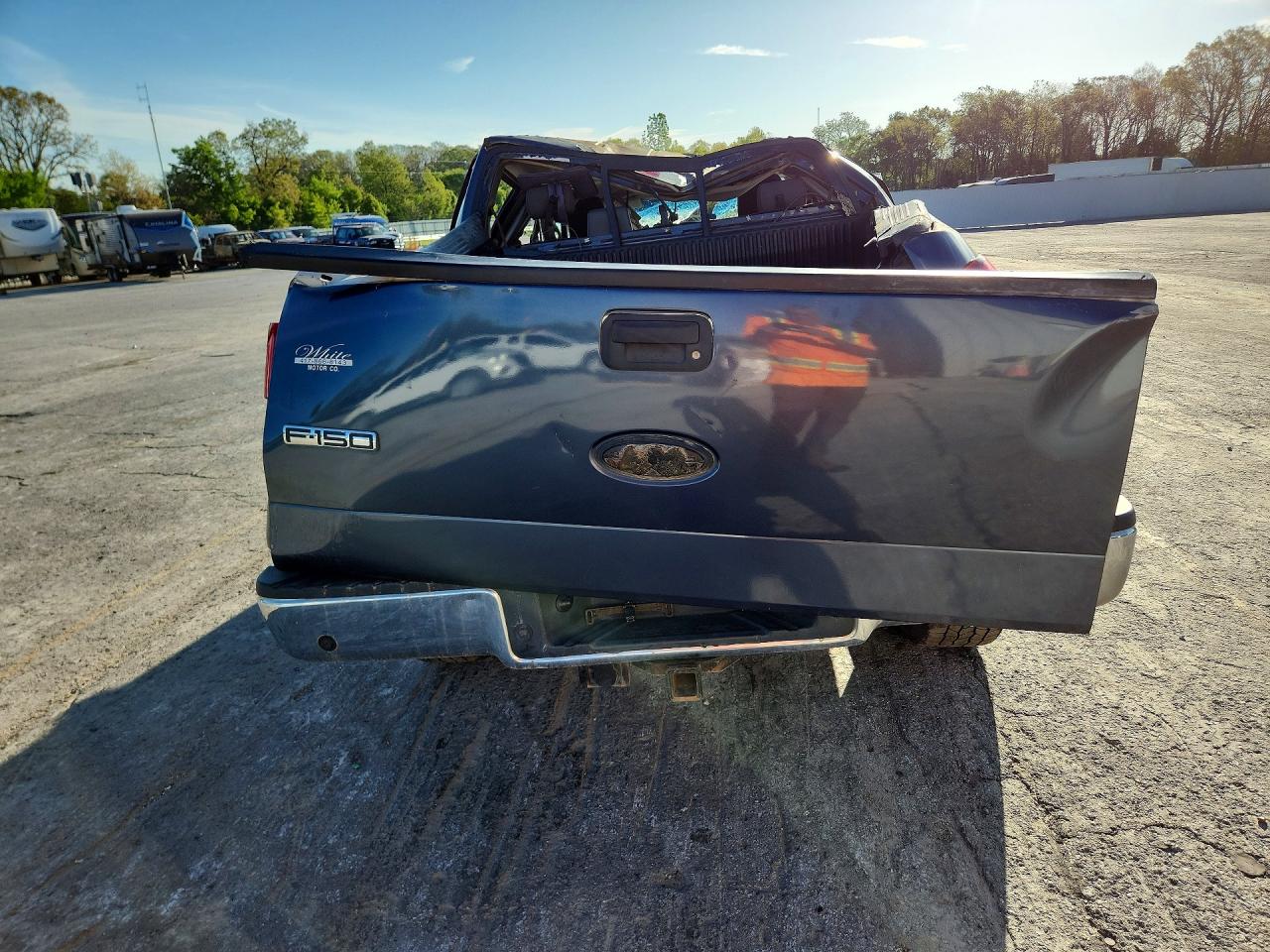 2004 Ford F150 Xlt Blue vin: 1FTPW14534KD44120