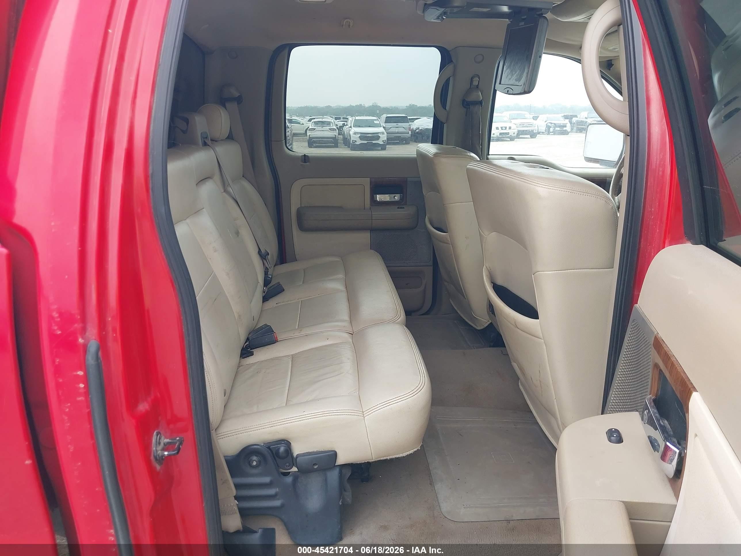 2004 Ford F-150 Fx4/lariat/xlt Red vin: 1FTPW14534KD61421