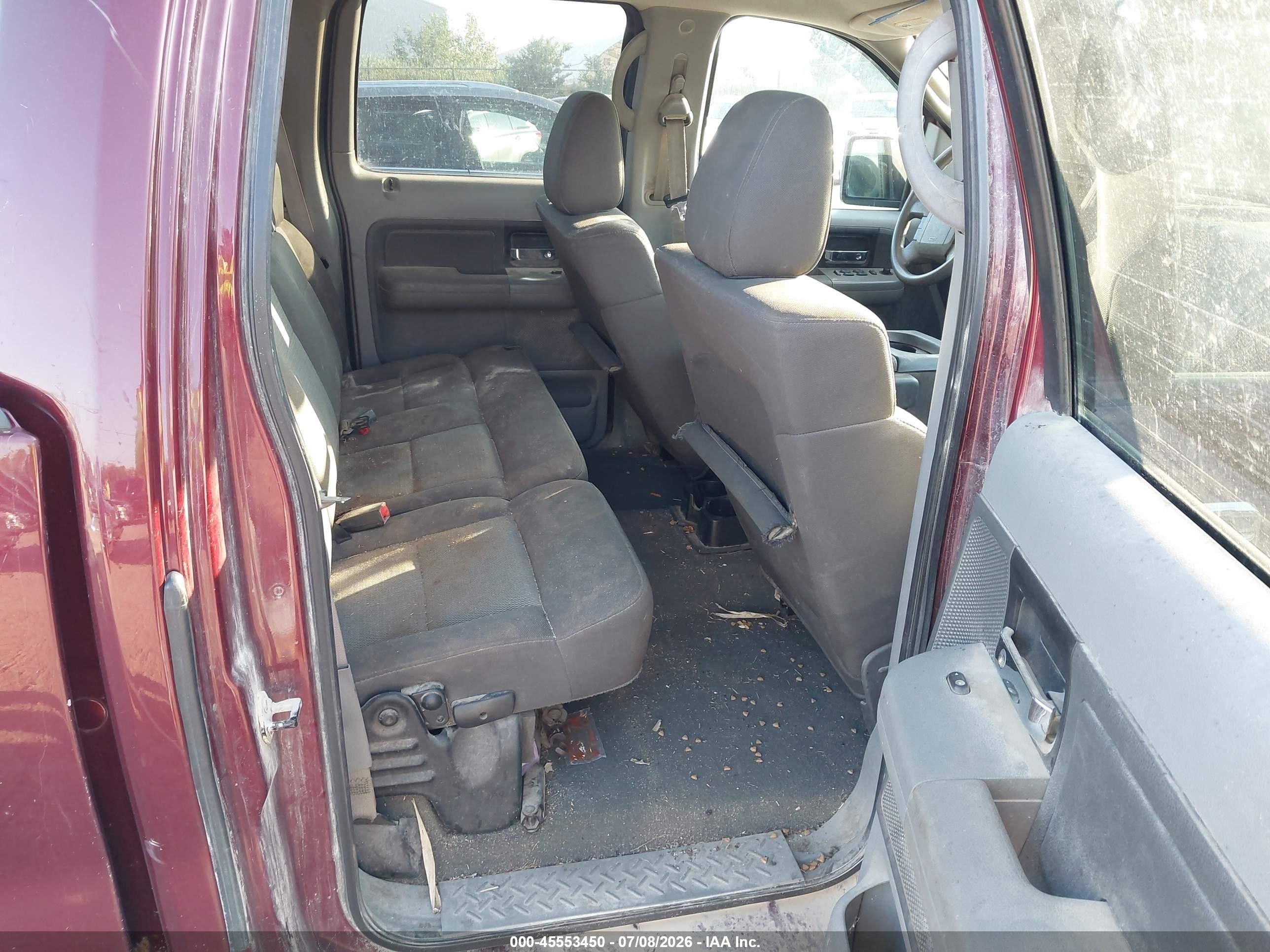 2005 Ford F-150 Fx4/lariat/xlt Red vin: 1FTPW14535FA14049