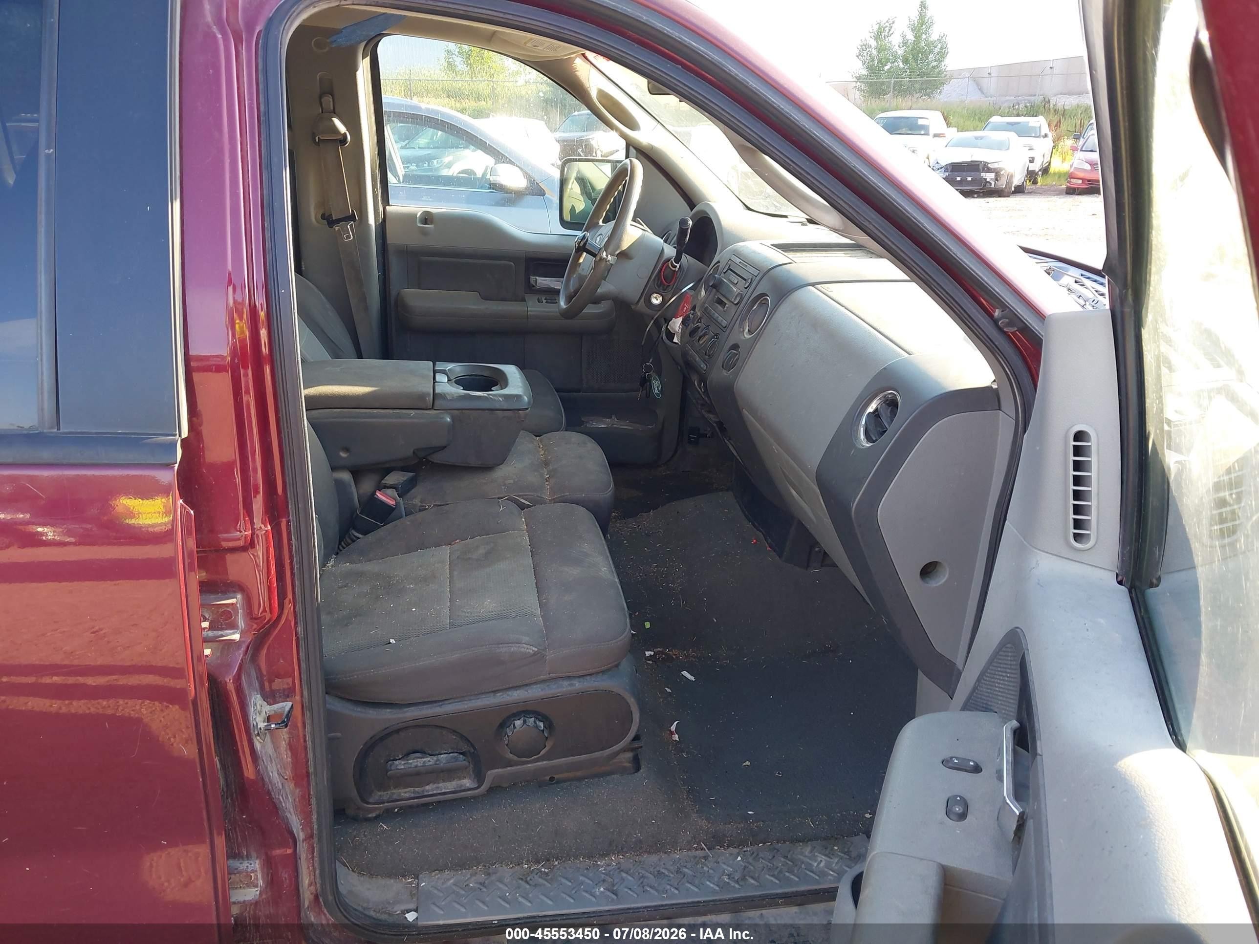 2005 Ford F-150 Fx4/lariat/xlt Red vin: 1FTPW14535FA14049