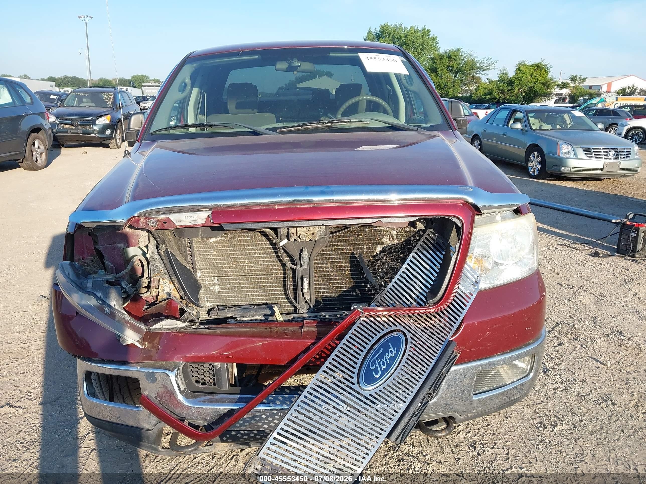 2005 Ford F-150 Fx4/lariat/xlt Red vin: 1FTPW14535FA14049