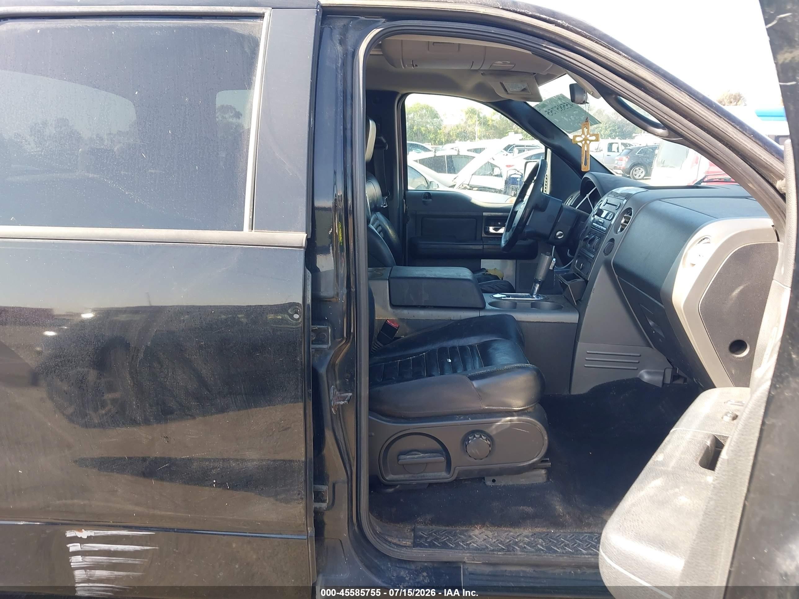 2005 Ford F-150 Fx4/lariat/xlt Black vin: 1FTPW14535FA22247