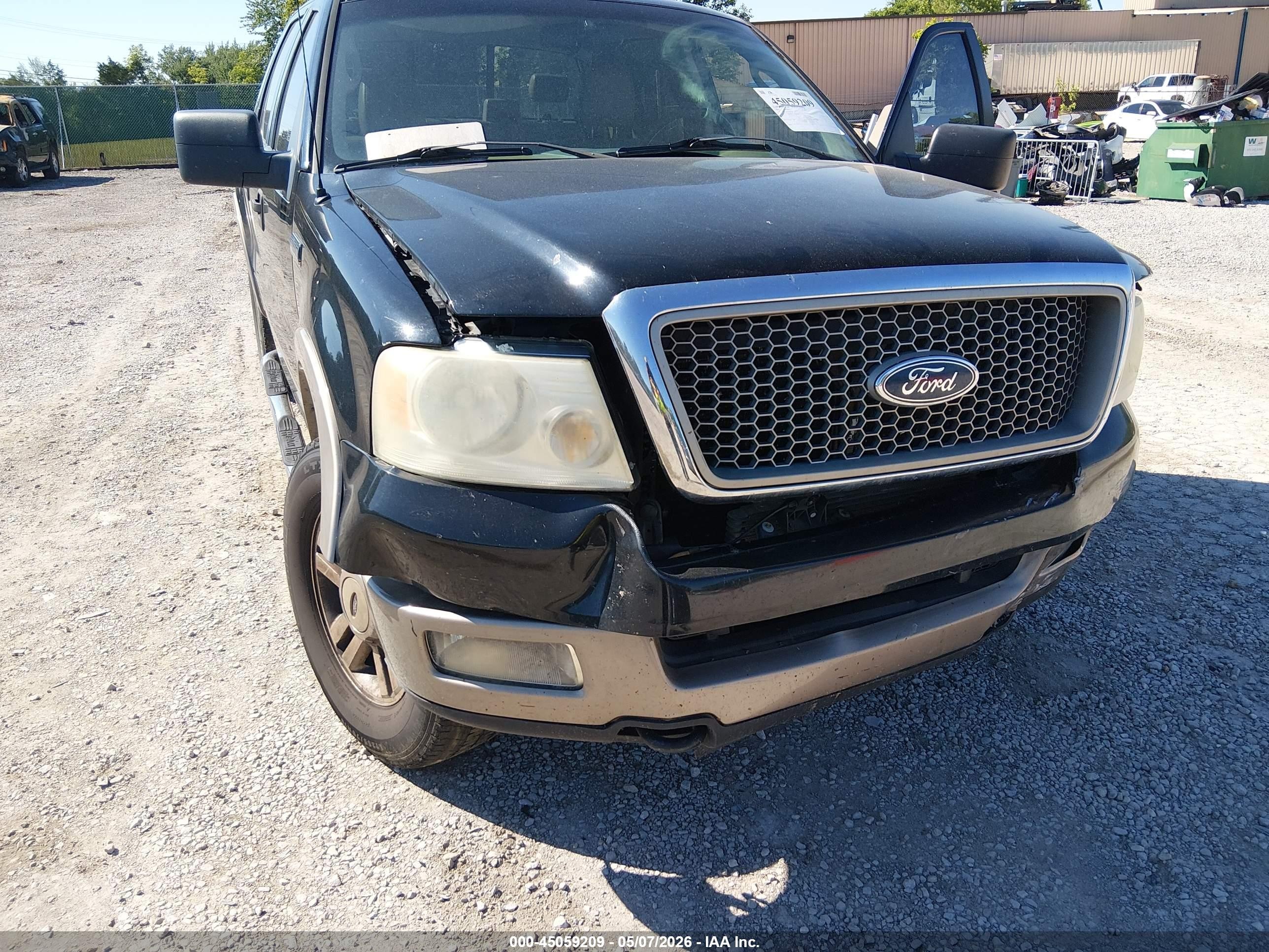 2005 Ford F-150 Fx4/lariat/xlt Black vin: 1FTPW14535FB55459