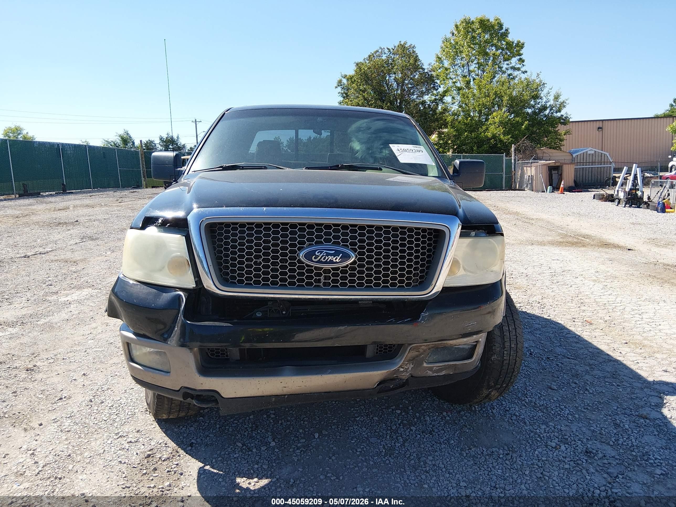 2005 Ford F-150 Fx4/lariat/xlt Black vin: 1FTPW14535FB55459