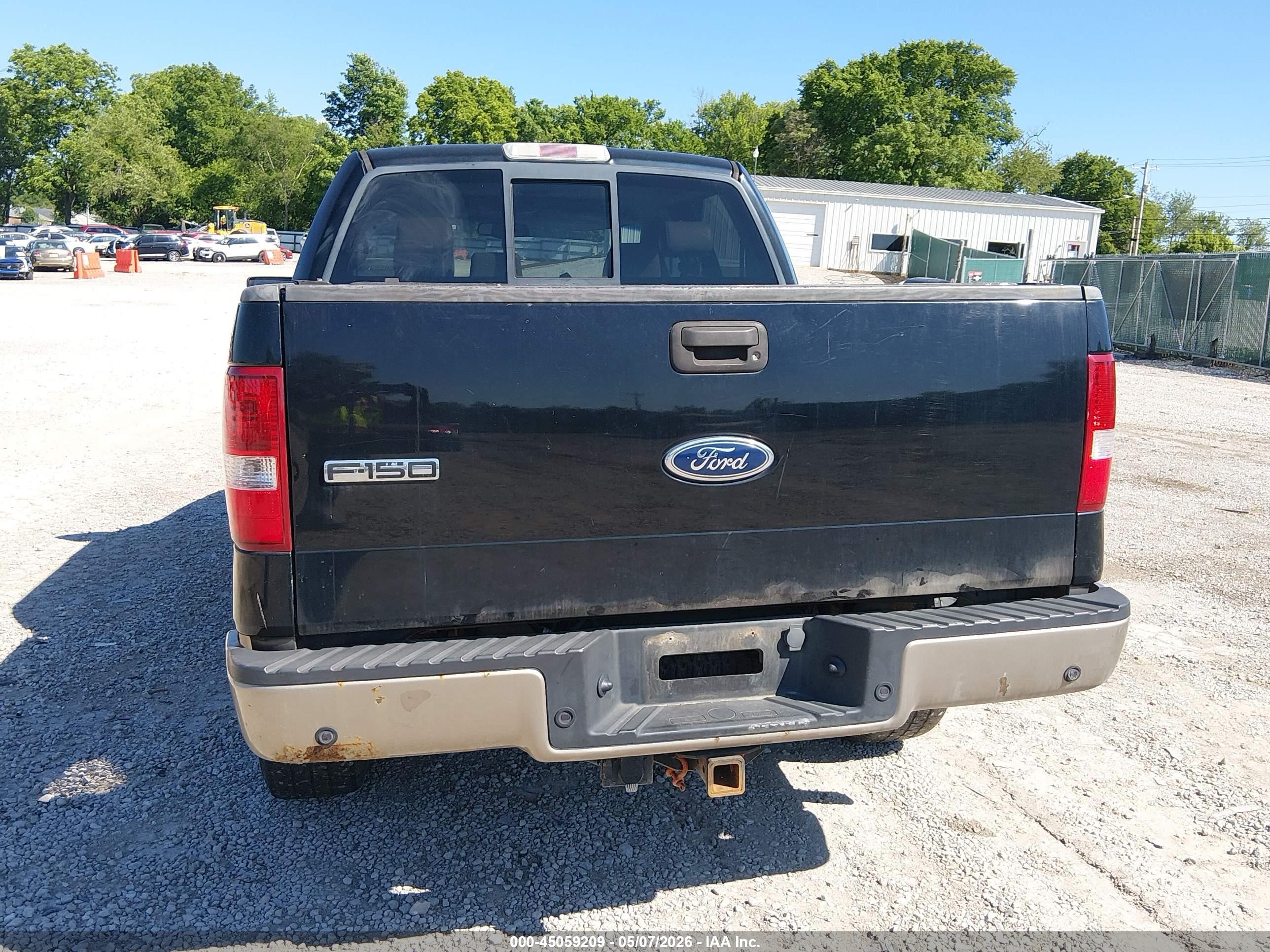 2005 Ford F-150 Fx4/lariat/xlt Black vin: 1FTPW14535FB55459