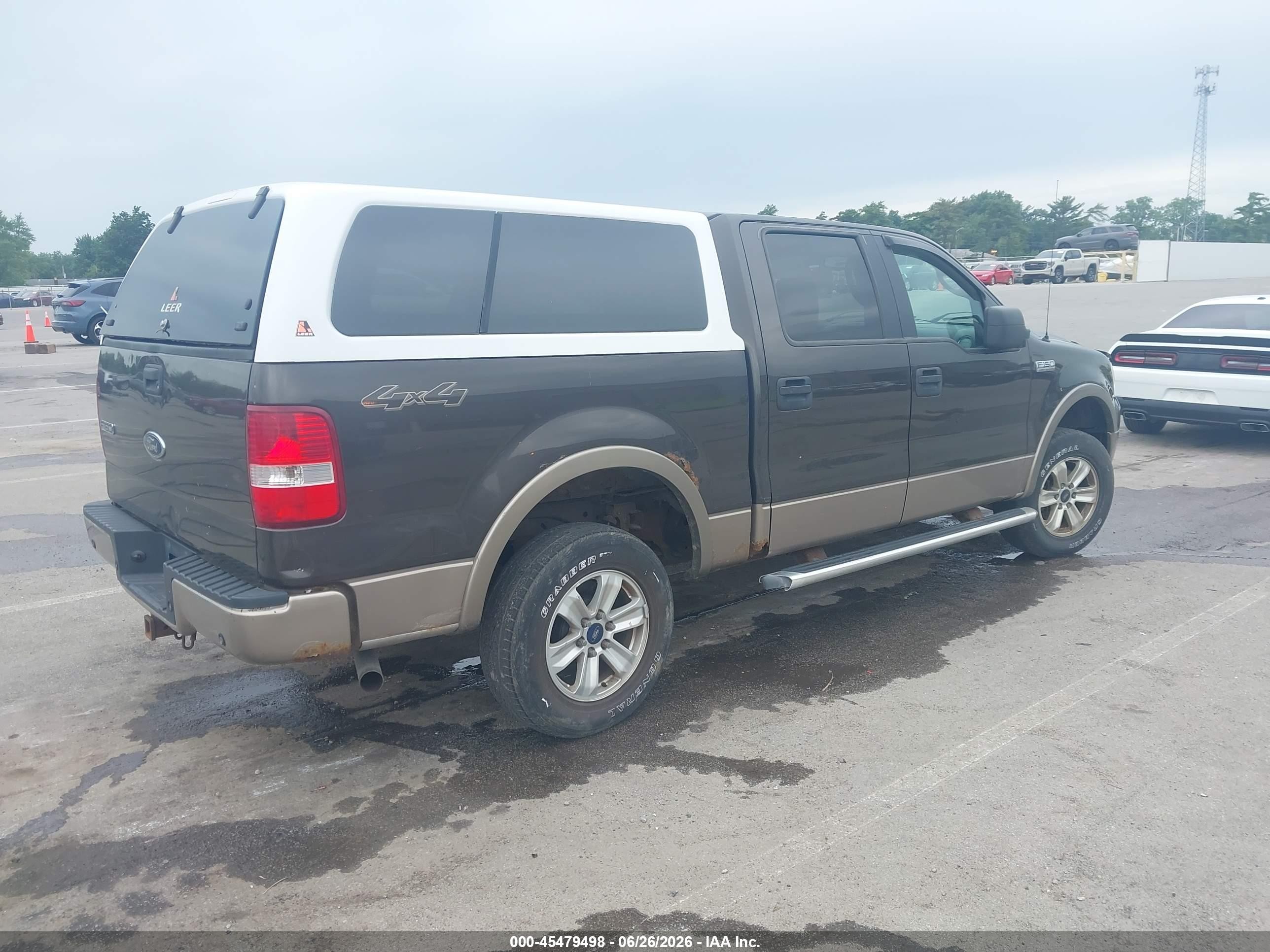 2005 Ford F-150 Fx4/lariat/xlt Brown vin: 1FTPW14535KB82197