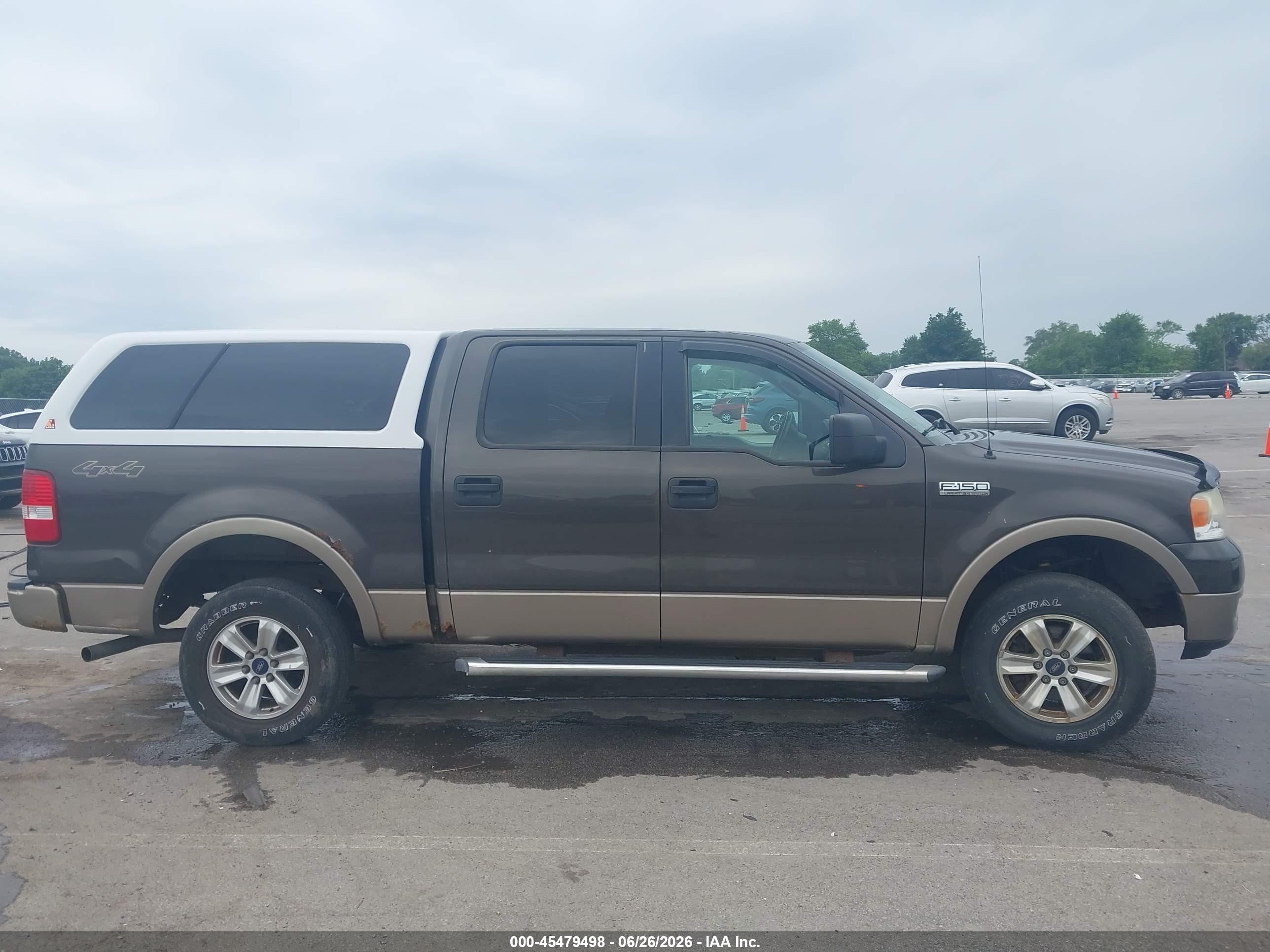 2005 Ford F-150 Fx4/lariat/xlt Brown vin: 1FTPW14535KB82197