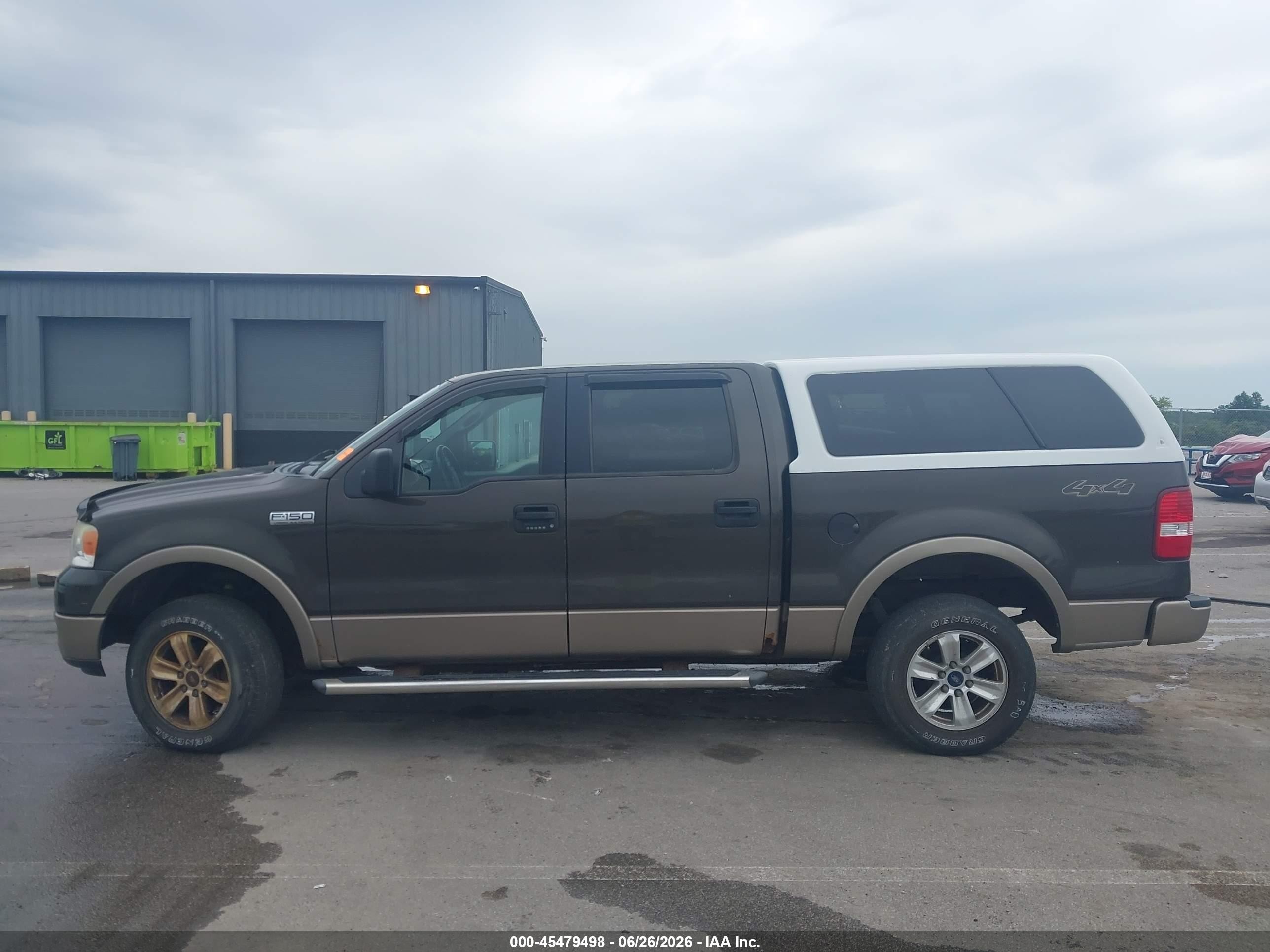 2005 Ford F-150 Fx4/lariat/xlt Brown vin: 1FTPW14535KB82197