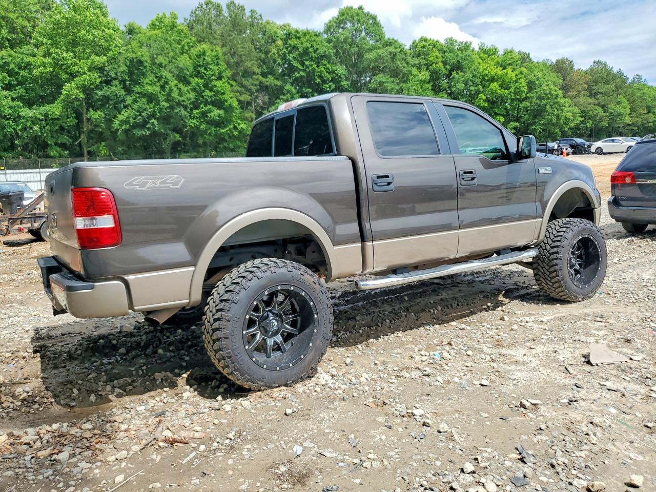 2005 Ford F150 Supercrew Brown vin: 1FTPW14535KD71321
