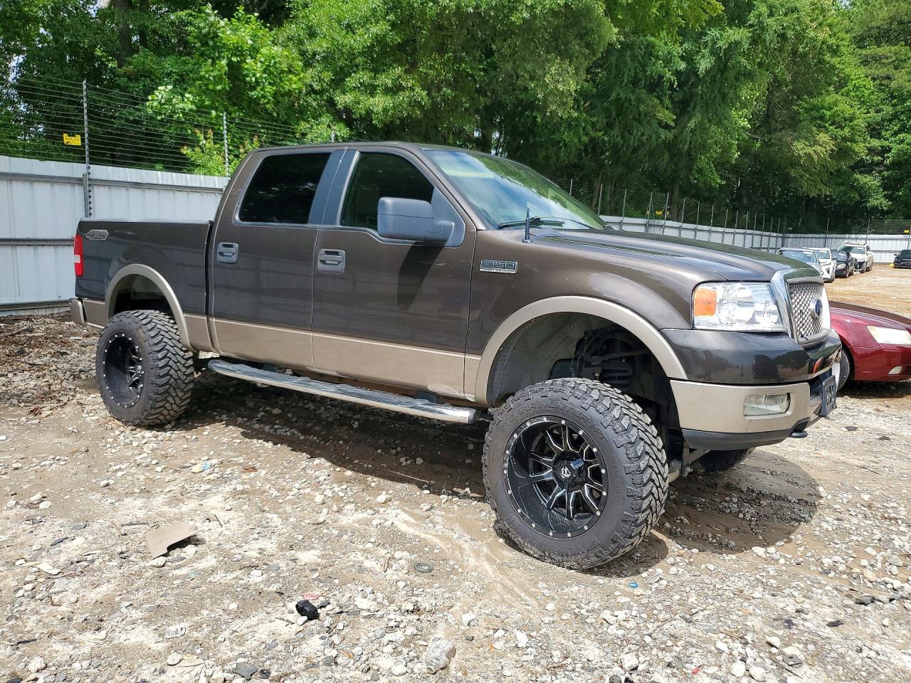 2005 Ford F150 Supercrew Brown vin: 1FTPW14535KD71321