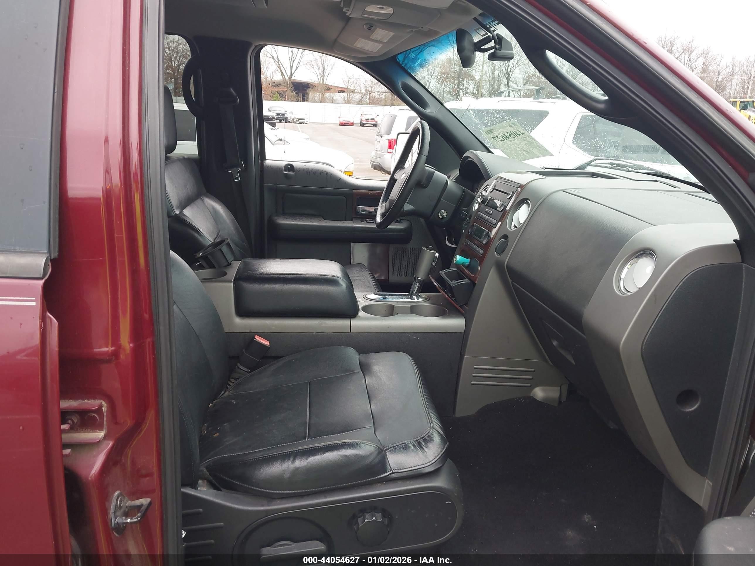 2005 Ford F-150 Fx4/lariat/xlt Burgundy vin: 1FTPW14535KD79855