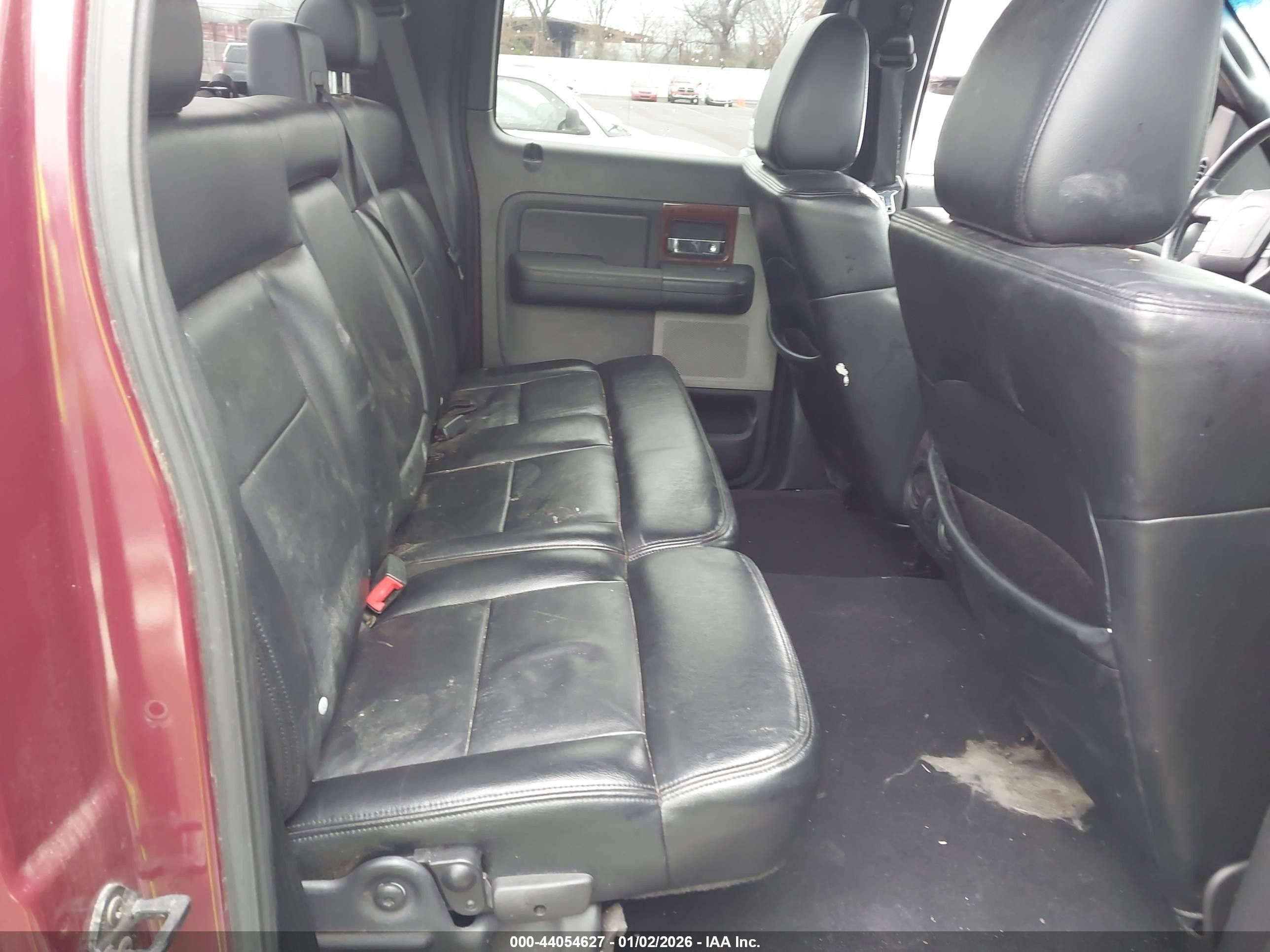 2005 Ford F-150 Fx4/lariat/xlt Burgundy vin: 1FTPW14535KD79855