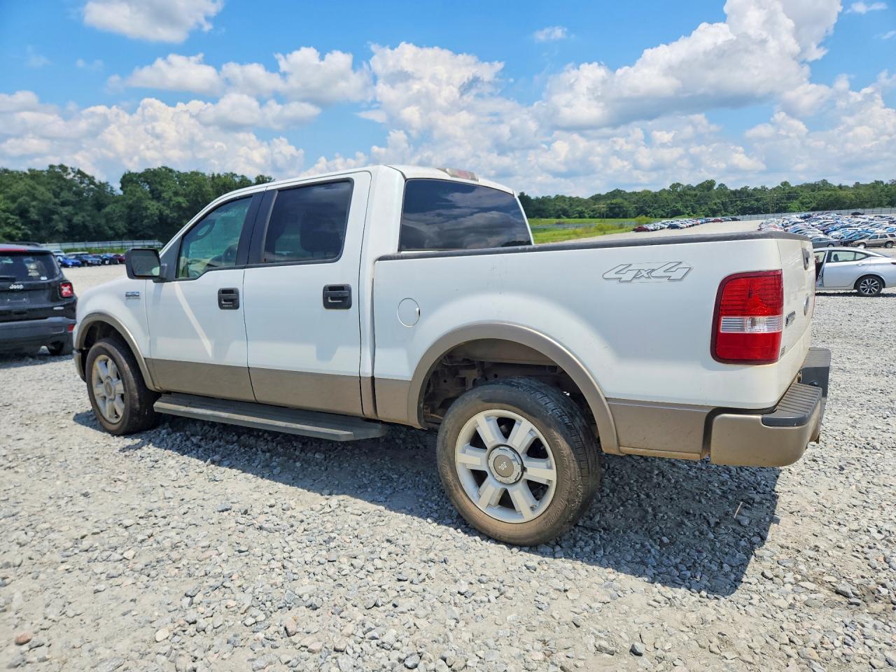 2005 Ford F150 Supercrew White vin: 1FTPW14535KE28665