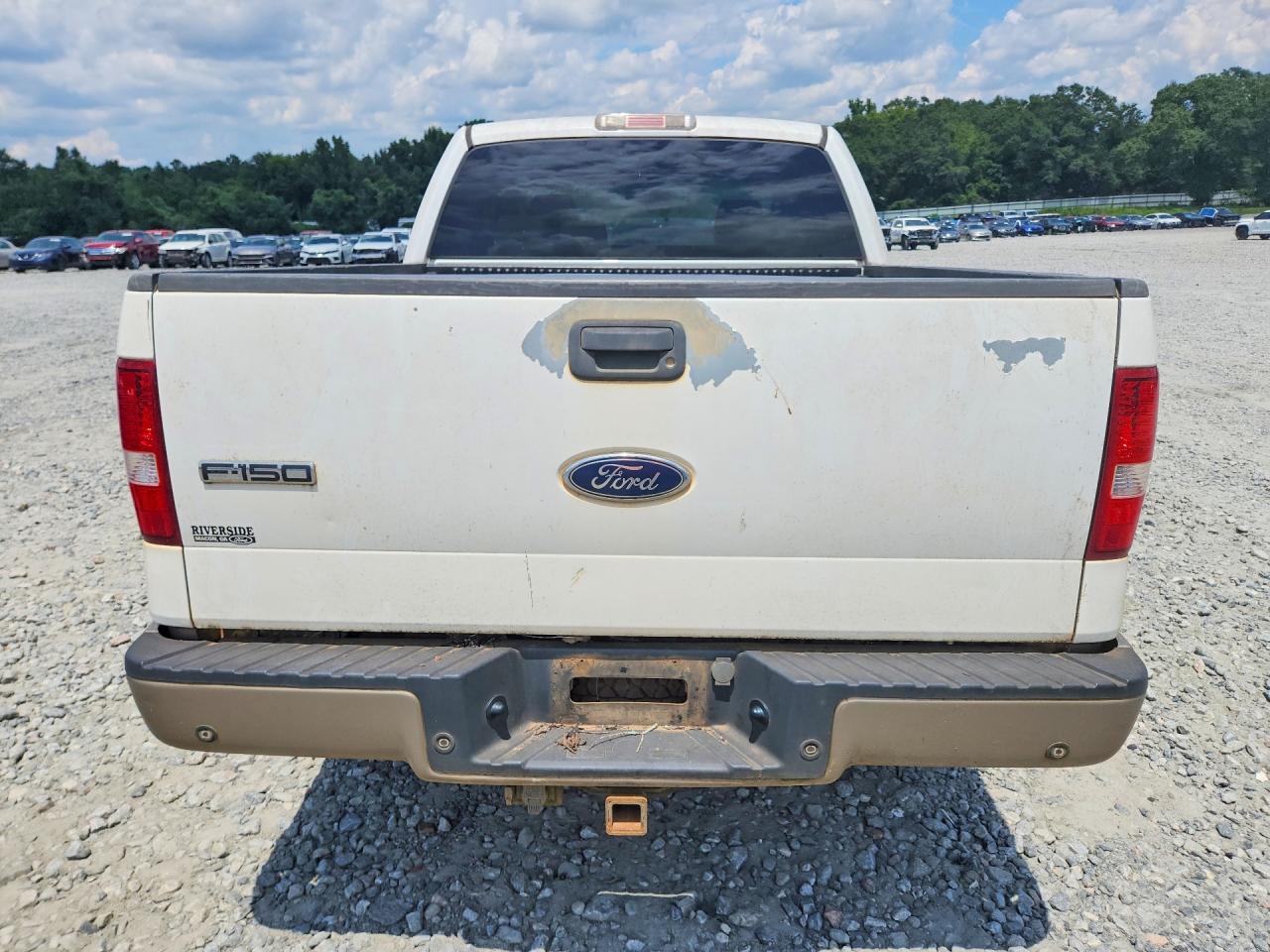 2005 Ford F150 Supercrew White vin: 1FTPW14535KE28665