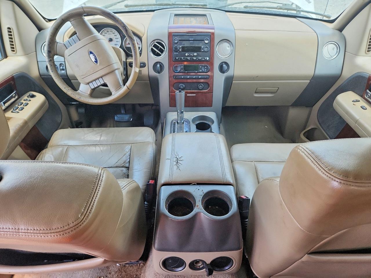 2005 Ford F150 Supercrew White vin: 1FTPW14535KE28665