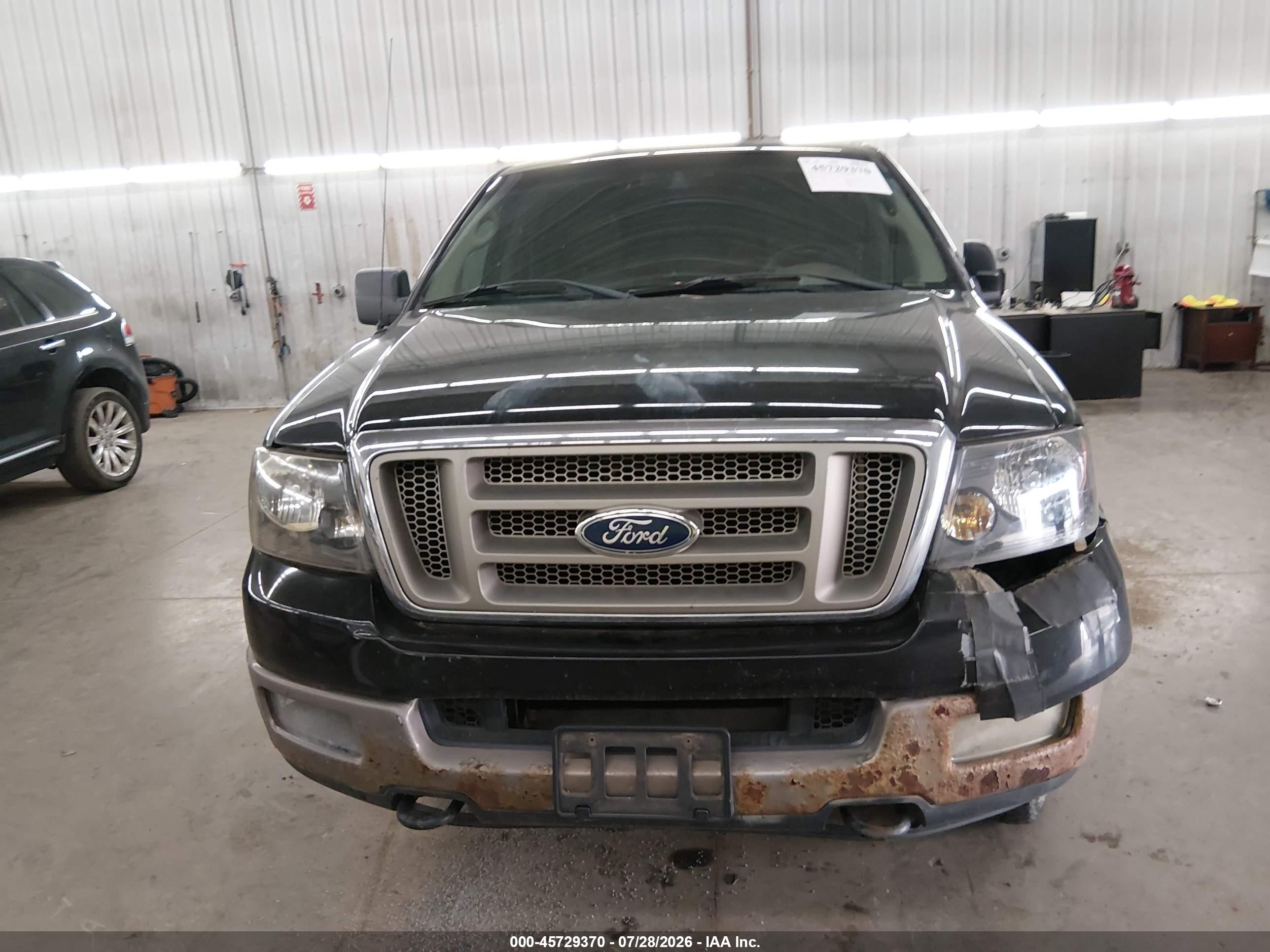 2005 Ford F-150 Fx4/lariat/xlt Black vin: 1FTPW14535KE55137