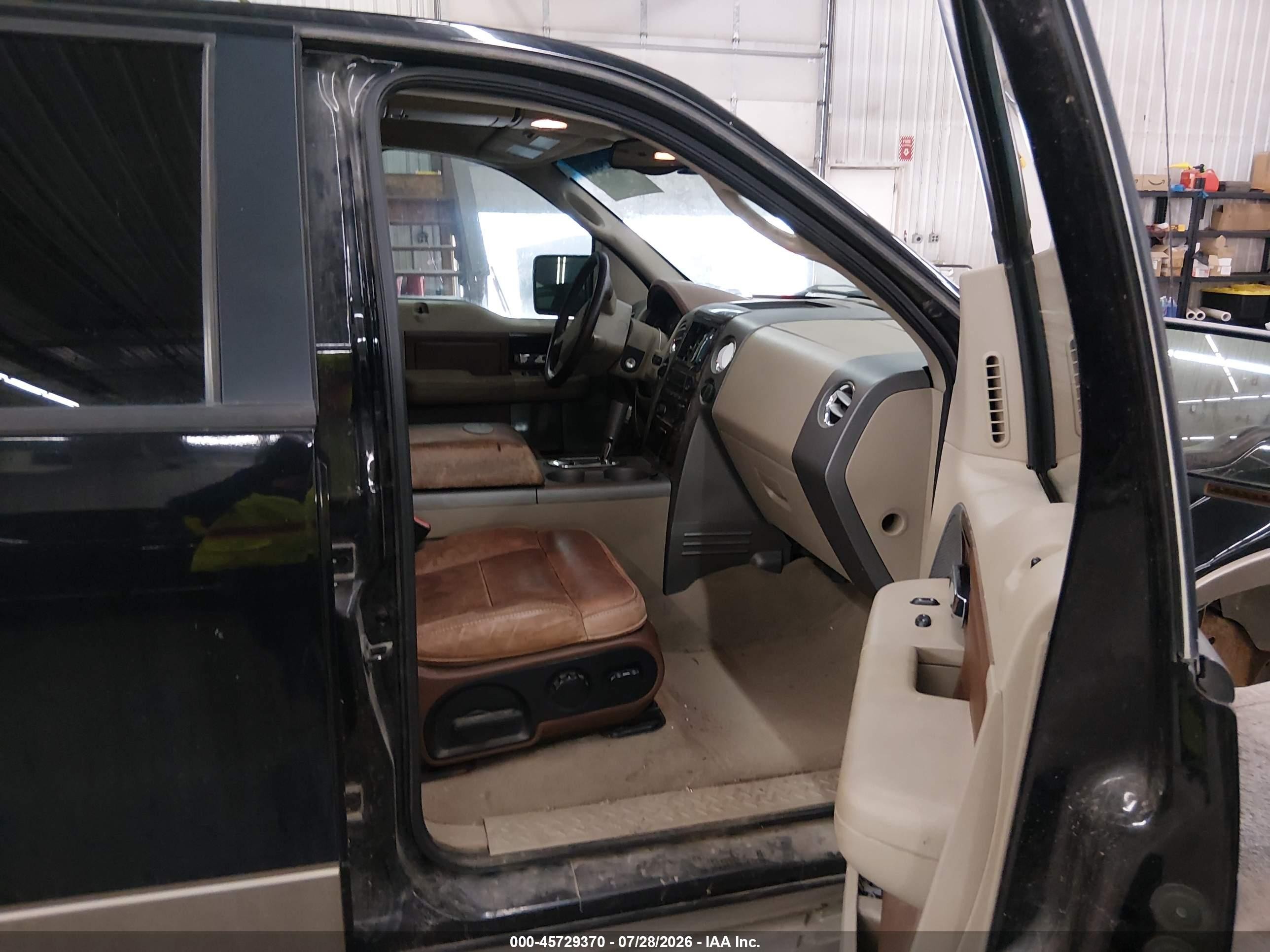 2005 Ford F-150 Fx4/lariat/xlt Black vin: 1FTPW14535KE55137