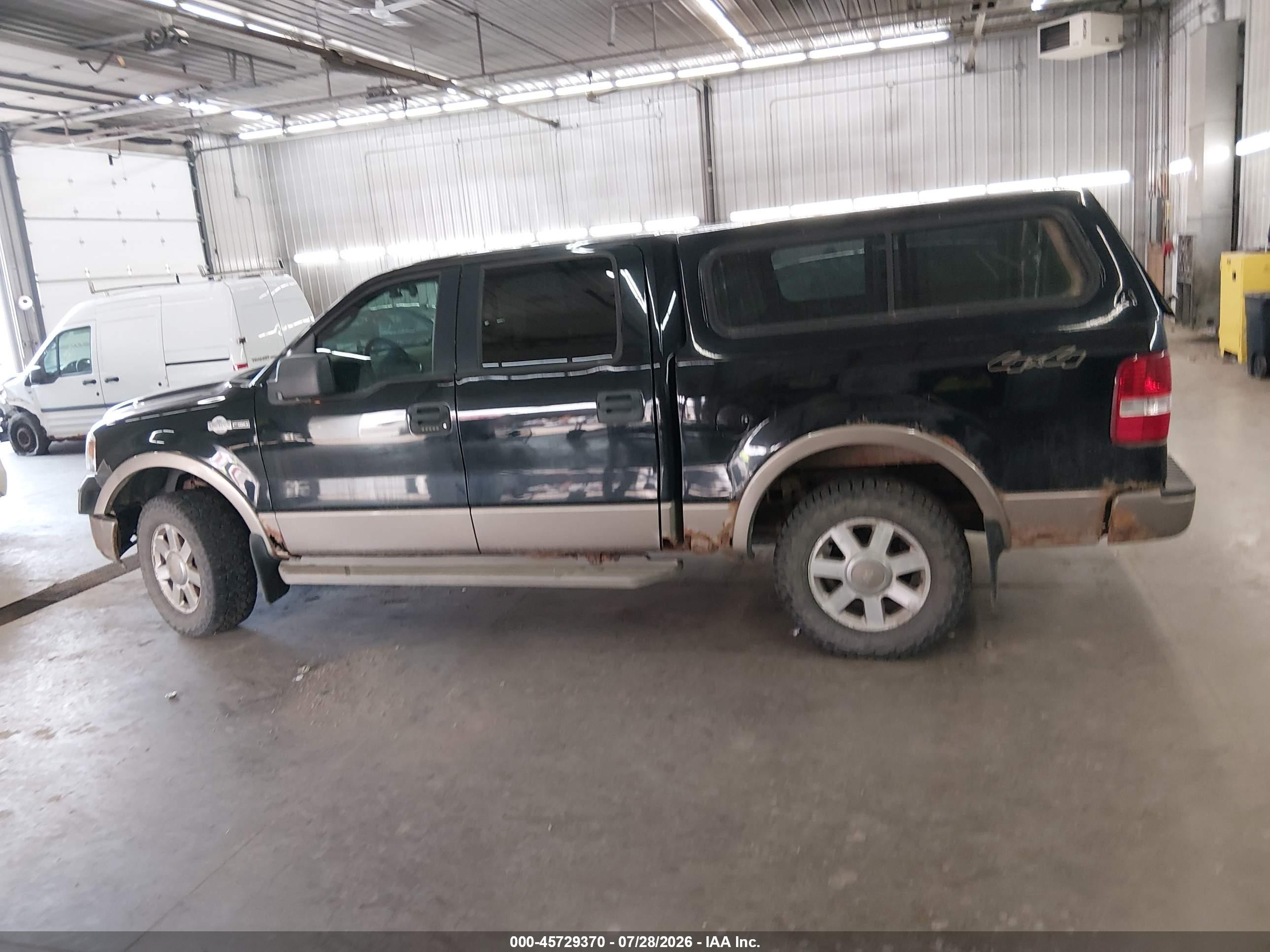 2005 Ford F-150 Fx4/lariat/xlt Black vin: 1FTPW14535KE55137